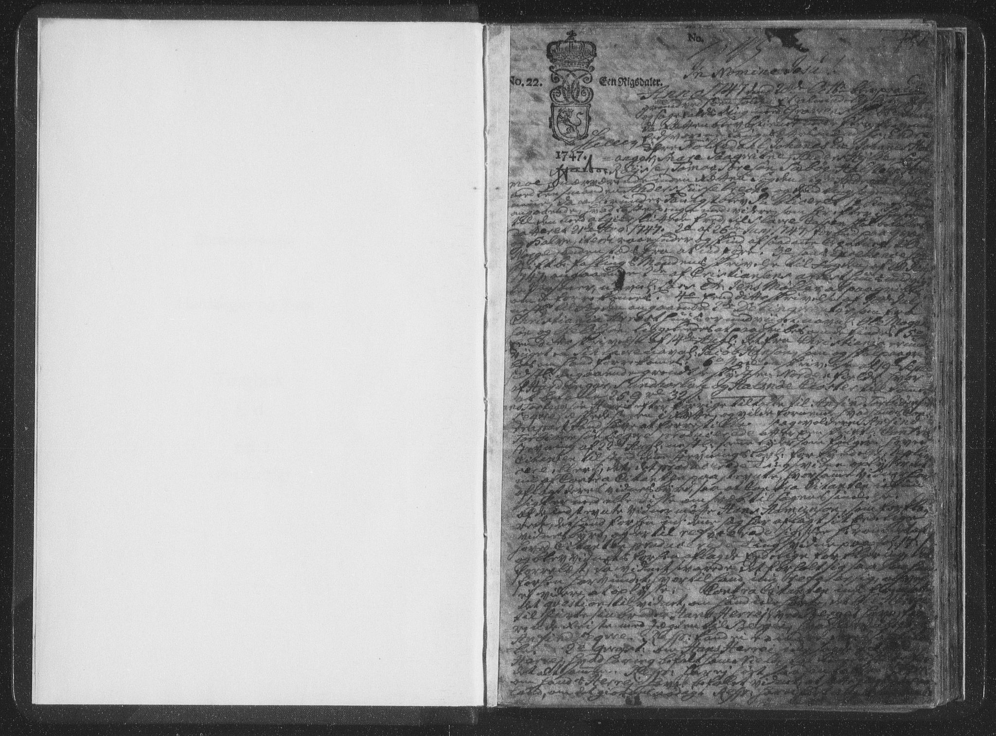 Hardanger og Voss sorenskriveri, SAB/A-2501/1/1A/1Af/L0001: Tingbok for Hardanger, 1747-1752, s. 0b-1a