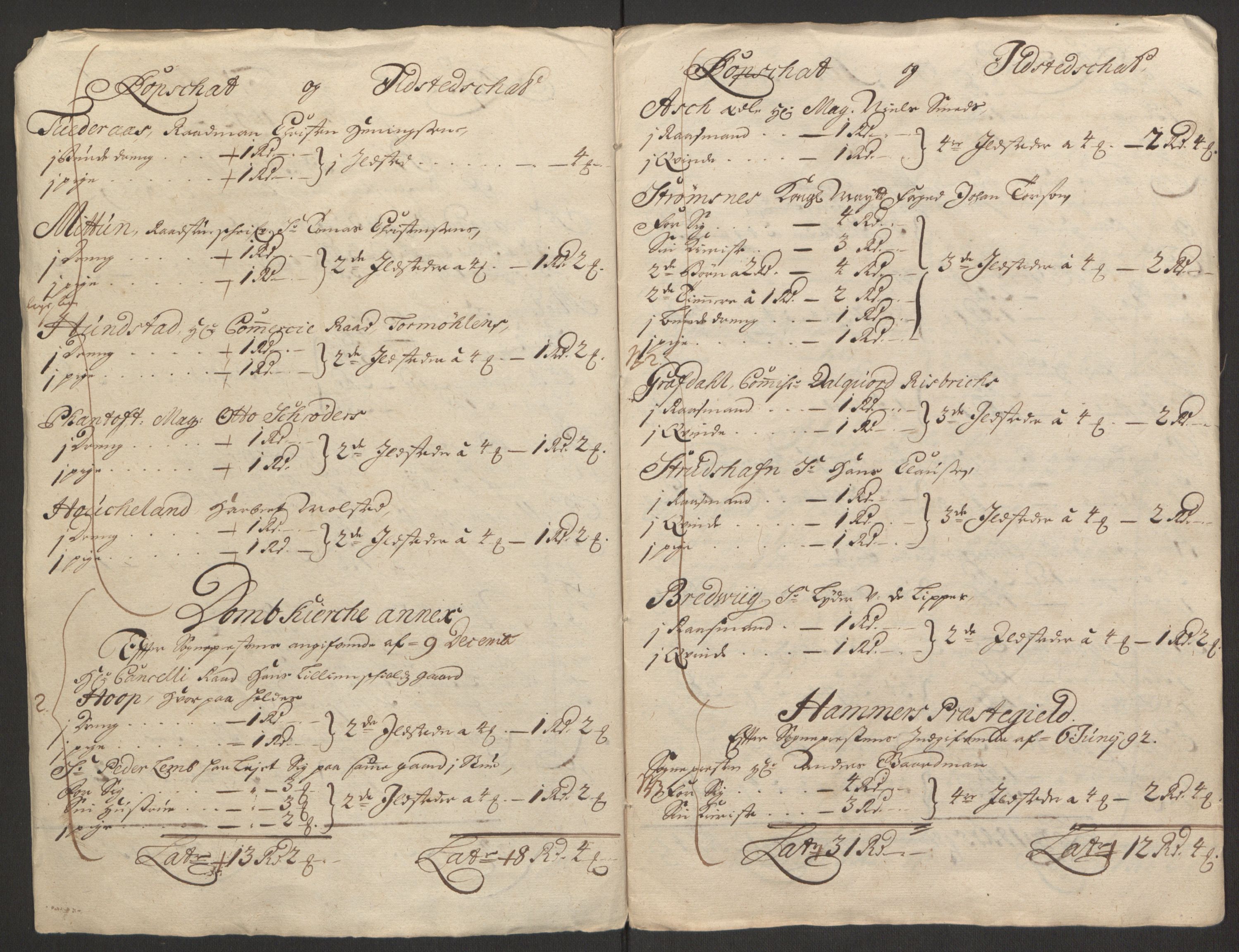 Rentekammeret inntil 1814, Reviderte regnskaper, Fogderegnskap, AV/RA-EA-4092/R51/L3181: Fogderegnskap Nordhordland og Voss, 1691-1692, s. 309