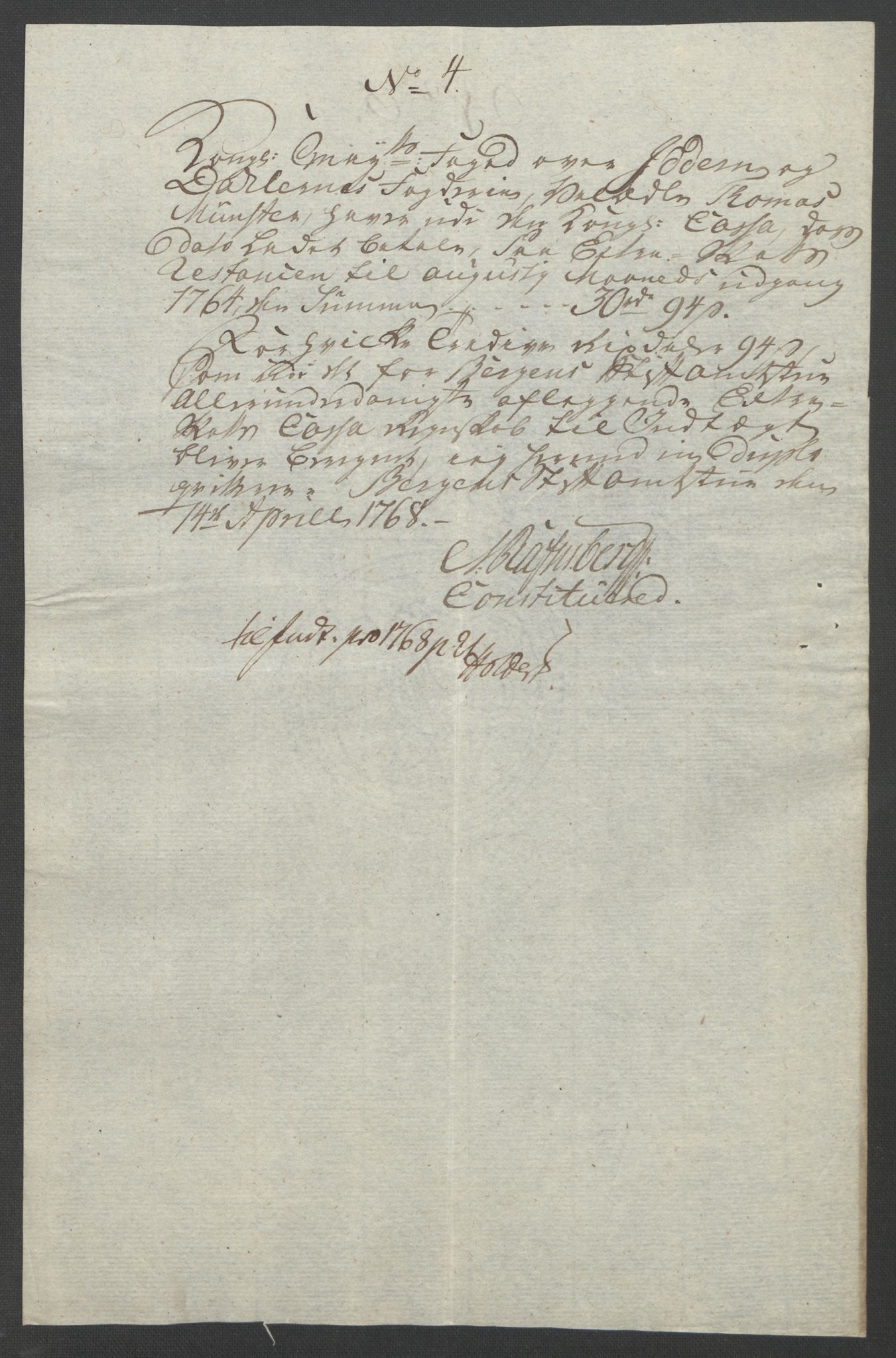 Rentekammeret inntil 1814, Reviderte regnskaper, Fogderegnskap, RA/EA-4092/R46/L2836: Ekstraskatten Jæren og Dalane, 1764-1766, s. 288