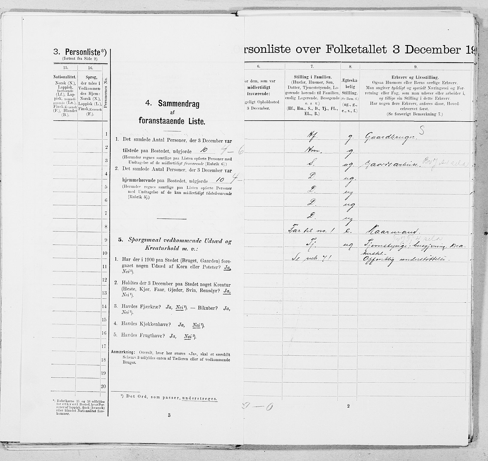 SAT, Folketelling 1900 for 1813 Velfjord herred, 1900, s. 294