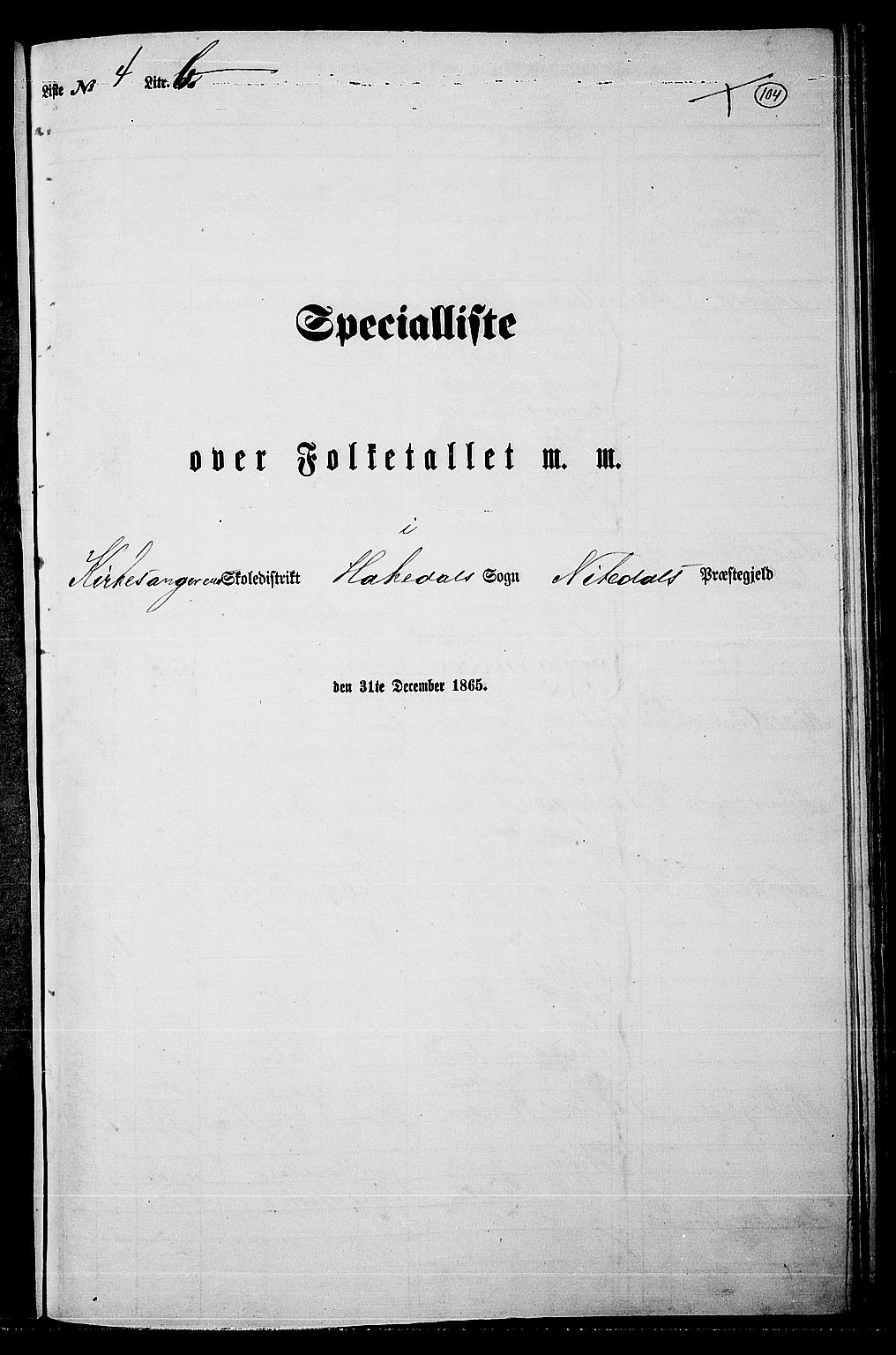 RA, Folketelling 1865 for 0233P Nittedal prestegjeld, 1865, s. 90
