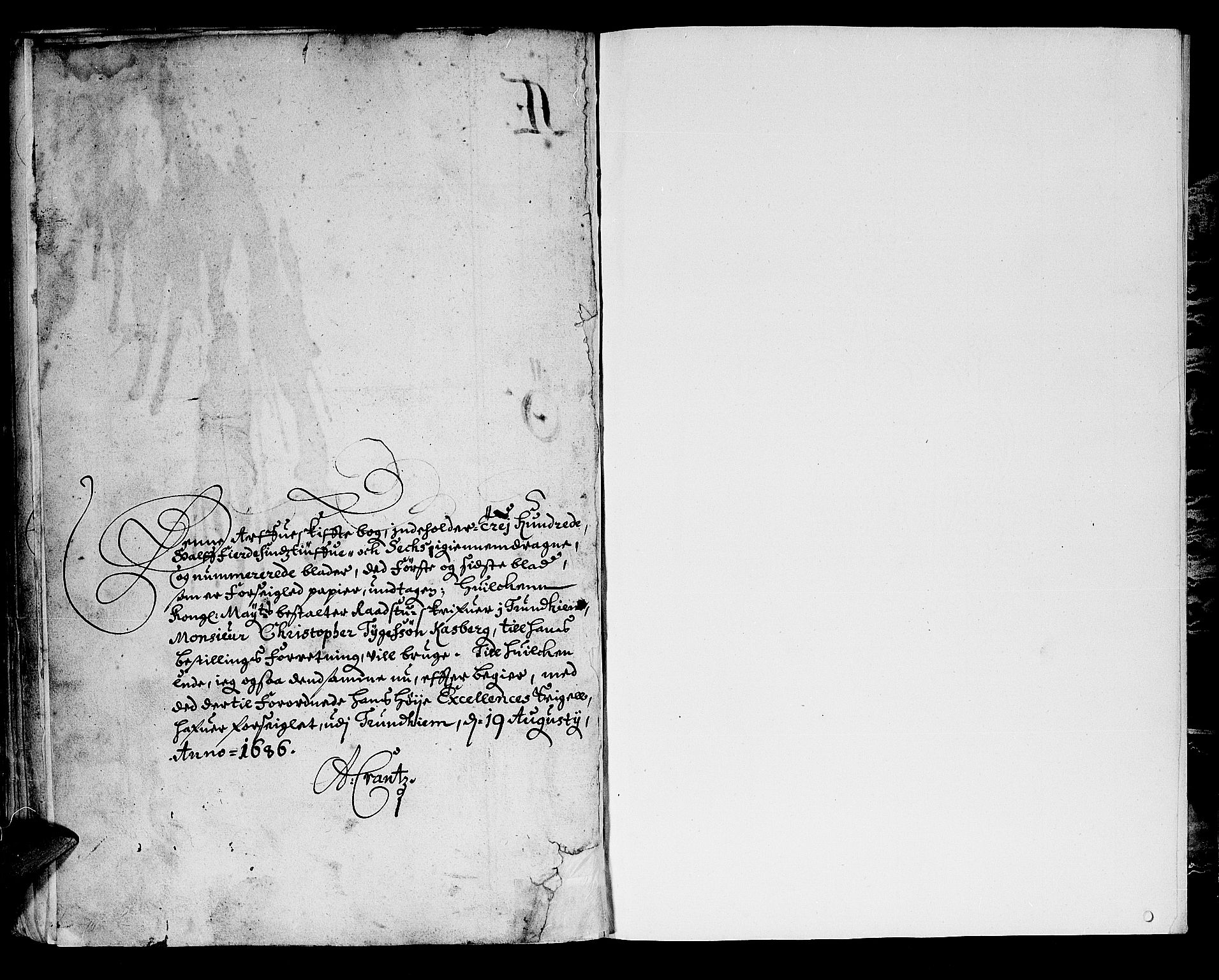 Trondheim byfogd, AV/SAT-A-0003/1/3/3A/L0002: Skifteprotokoll - gml.nr.2. (m/ register), 1684-1690