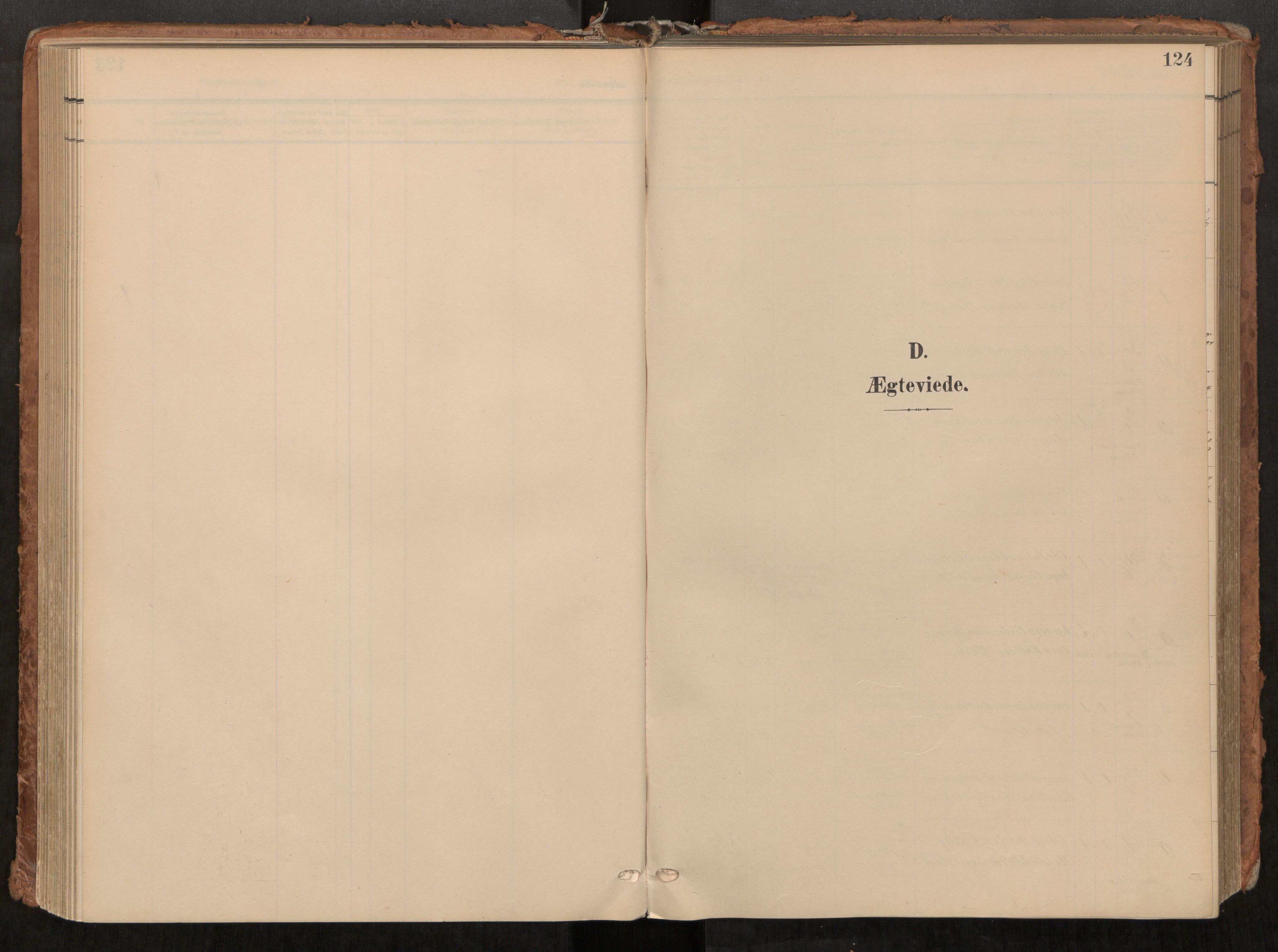 Steinkjer sokneprestkontor, AV/SAT-A-1541/01/H/Ha/Haa/L0001: Ministerialbok nr. 1, 1904-1912, s. 124