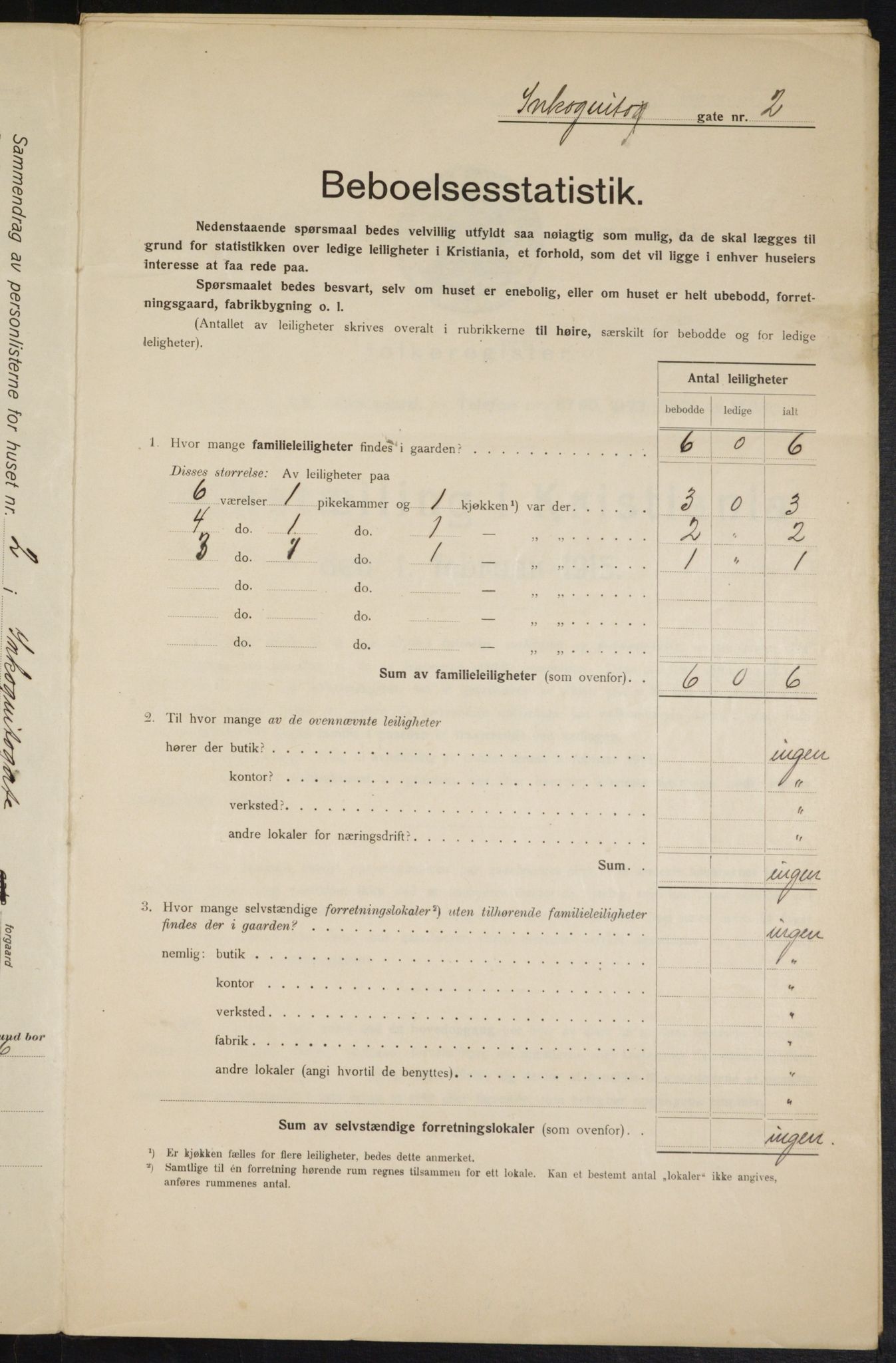 OBA, Kommunal folketelling 1.2.1915 for Kristiania, 1915, s. 43467