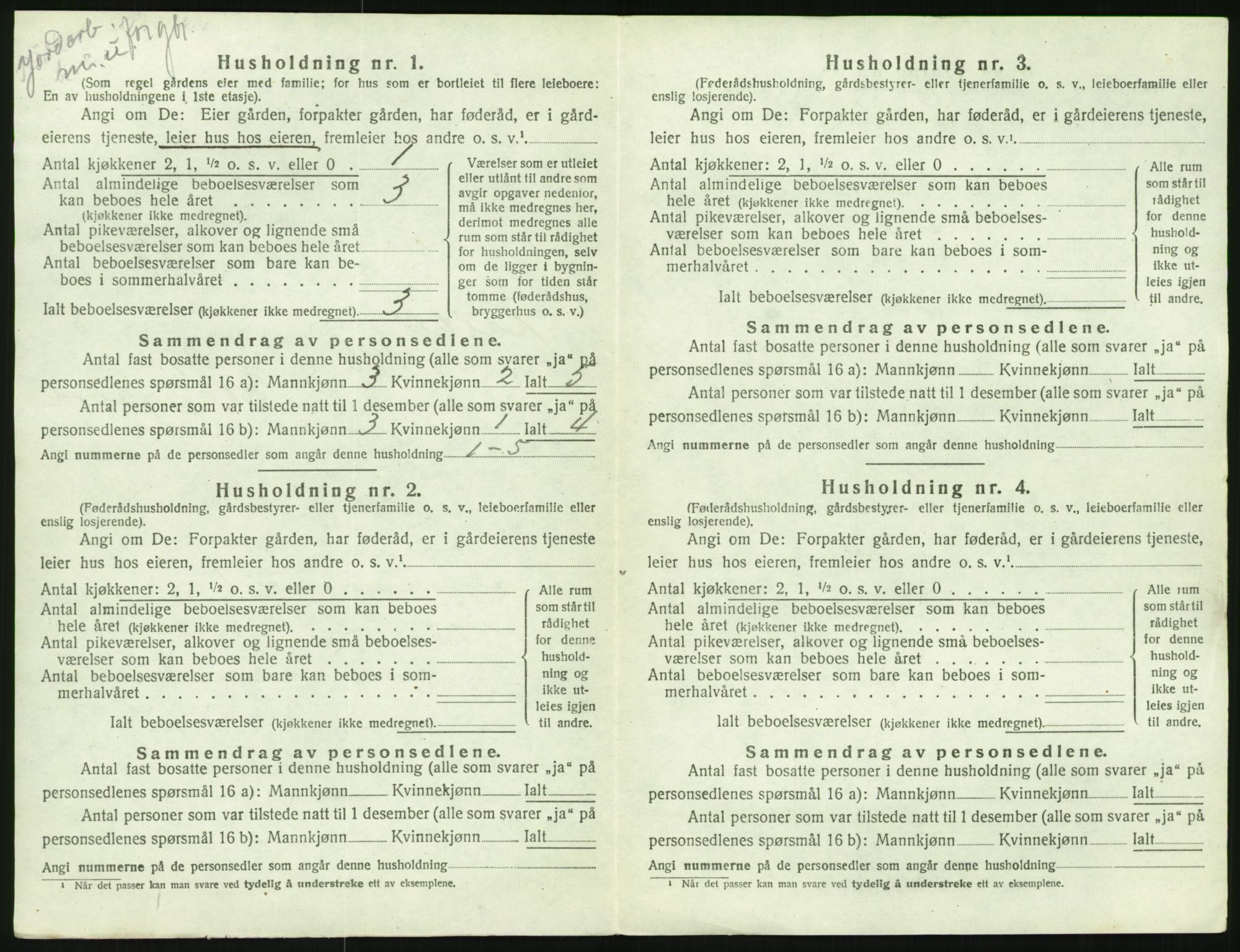 SAH, Folketelling 1920 for 0531 Kolbu herred, 1920, s. 1029