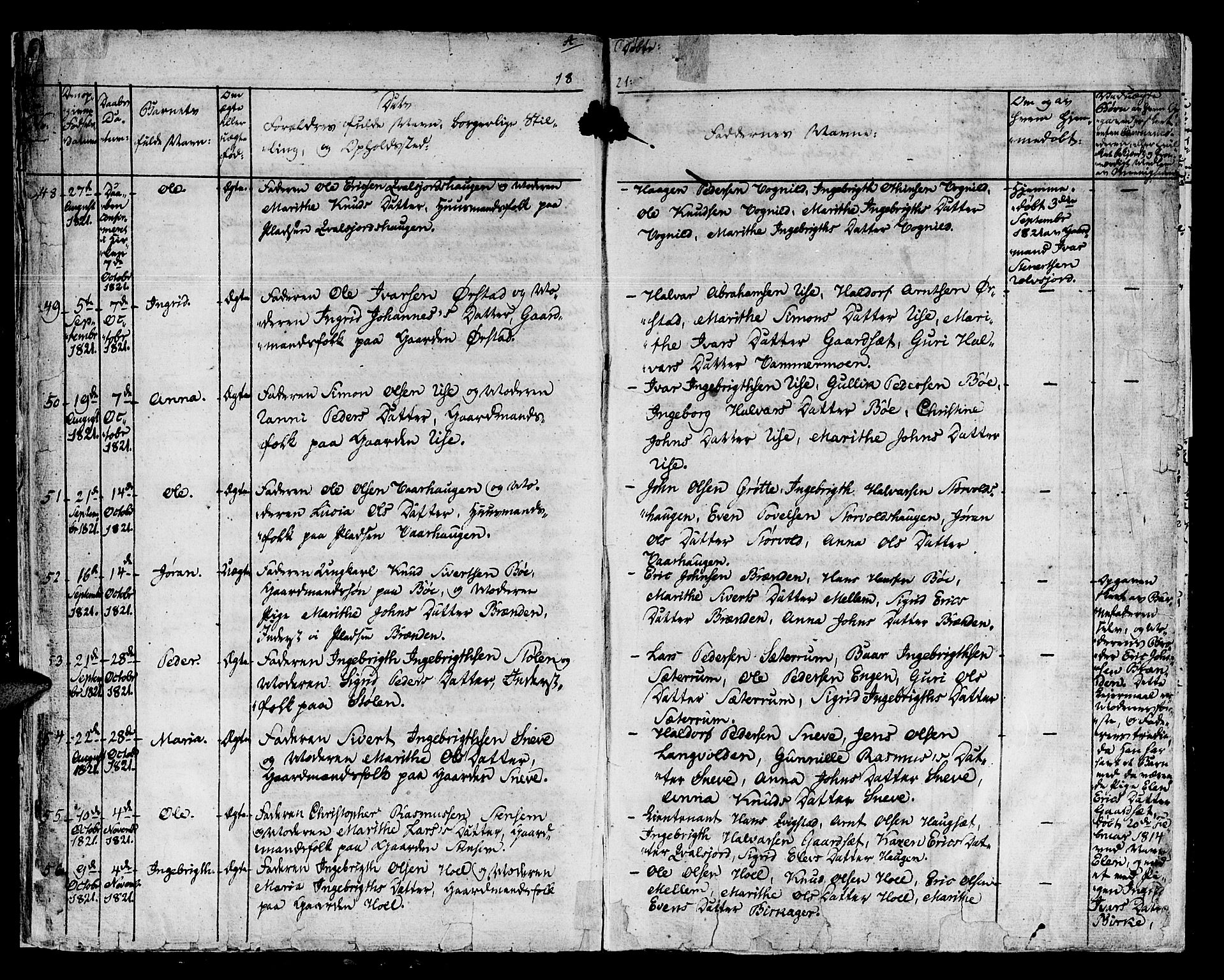 Ministerialprotokoller, klokkerbøker og fødselsregistre - Sør-Trøndelag, SAT/A-1456/678/L0897: Ministerialbok nr. 678A06-07, 1821-1847, s. 7