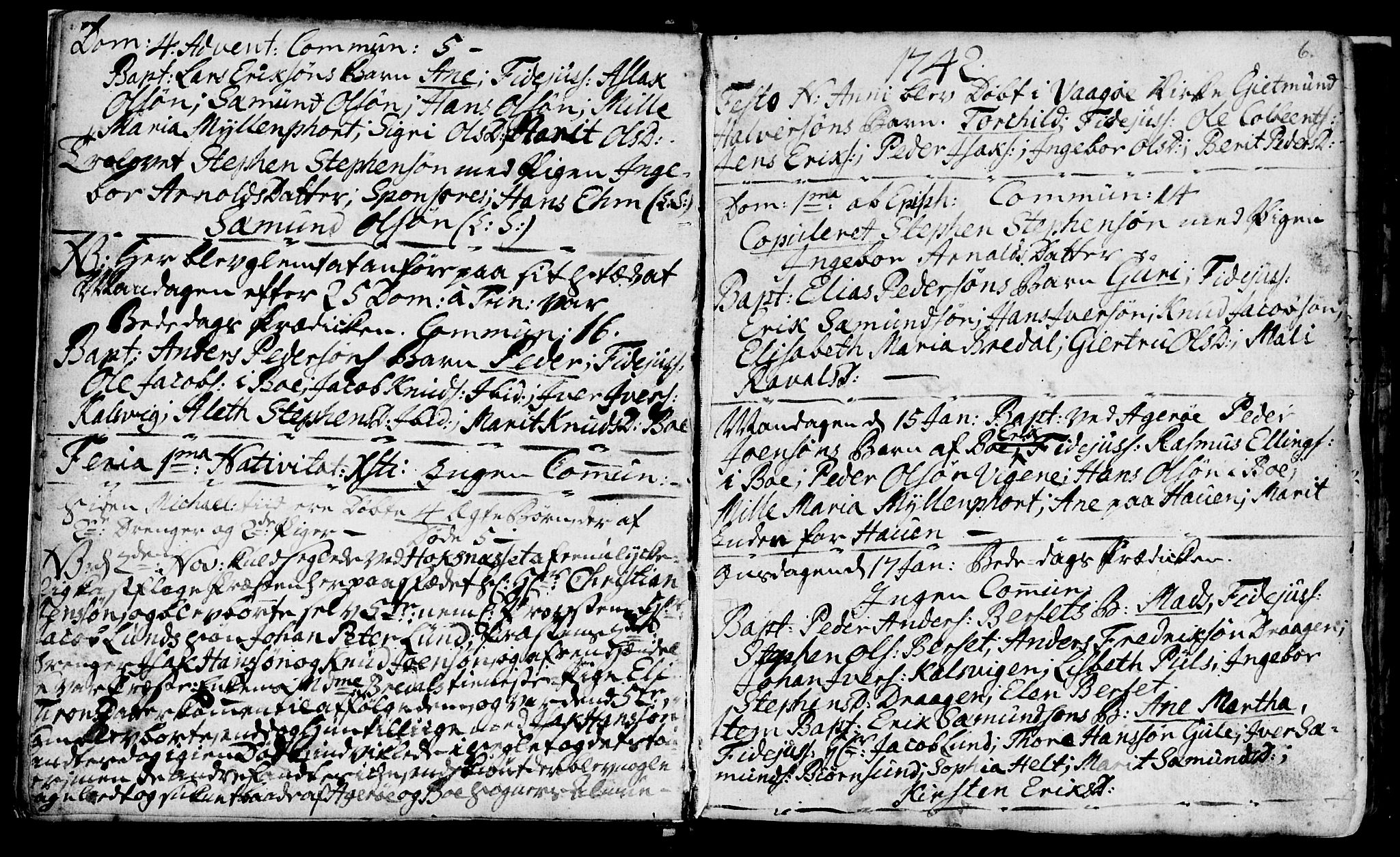 Ministerialprotokoller, klokkerbøker og fødselsregistre - Møre og Romsdal, AV/SAT-A-1454/566/L0760: Ministerialbok nr. 566A01, 1739-1766, s. 6
