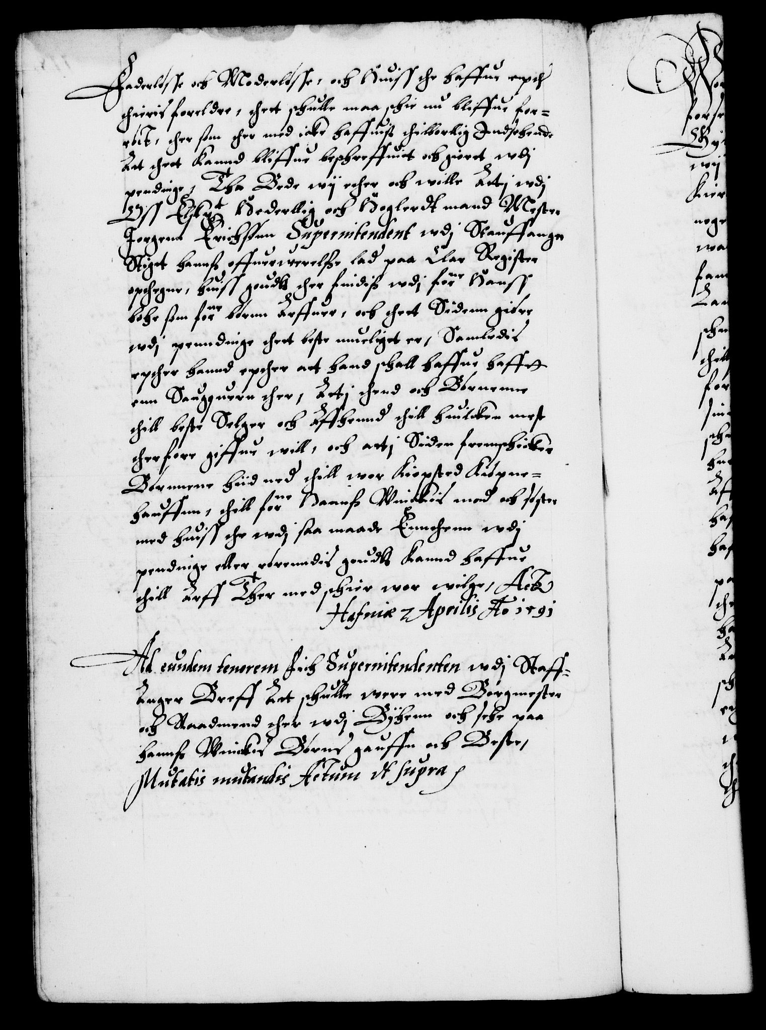 Danske Kanselli 1572-1799, AV/RA-EA-3023/F/Fc/Fca/Fcab/L0002: Norske tegnelser (mikrofilm), 1588-1596, s. 118b
