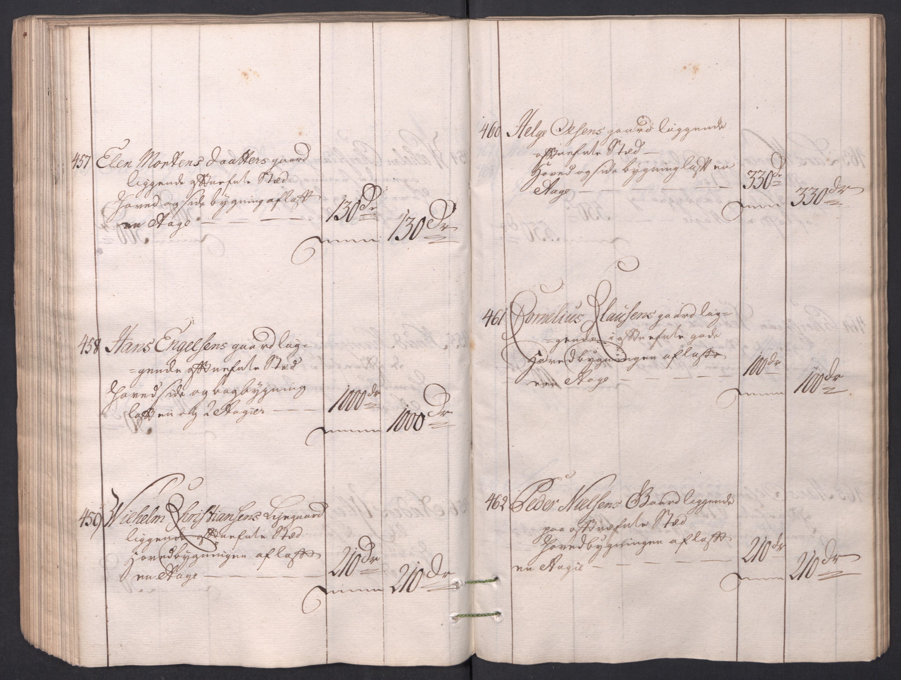 Kristiania stiftamt, AV/SAO-A-10386/I/Ia/L0001/0002: Branntakster / Christiania, 1766-1767