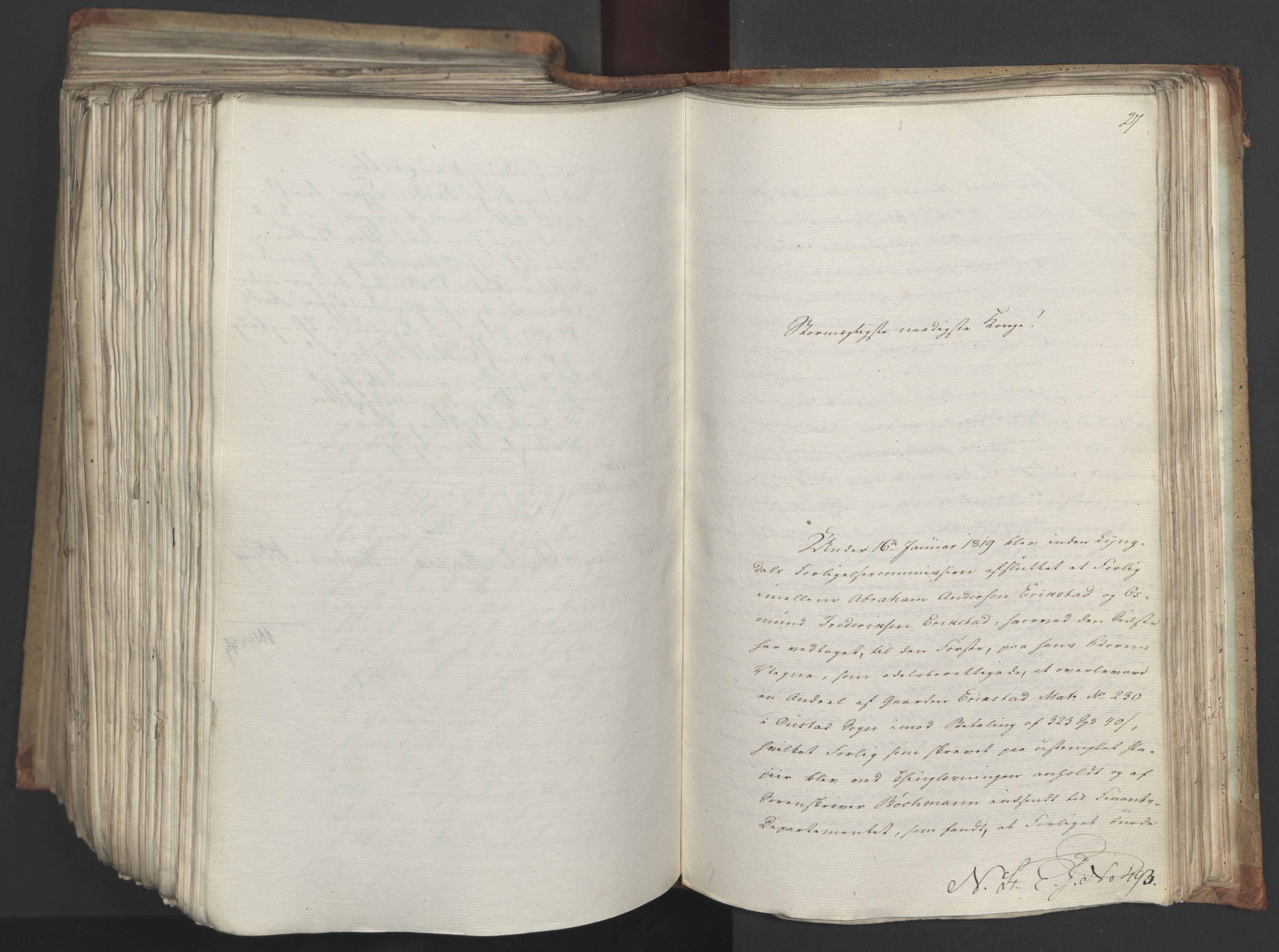 Statsrådsavdelingen i Stockholm, AV/RA-S-1003/D/Da/L0034: Regjeringsinnstillinger nr. 275-540, 1823, s. 590