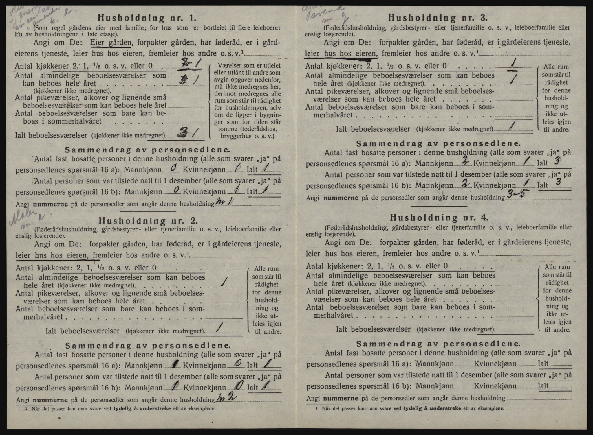 SAT, Folketelling 1920 for 1652 Flå herred, 1920, s. 263