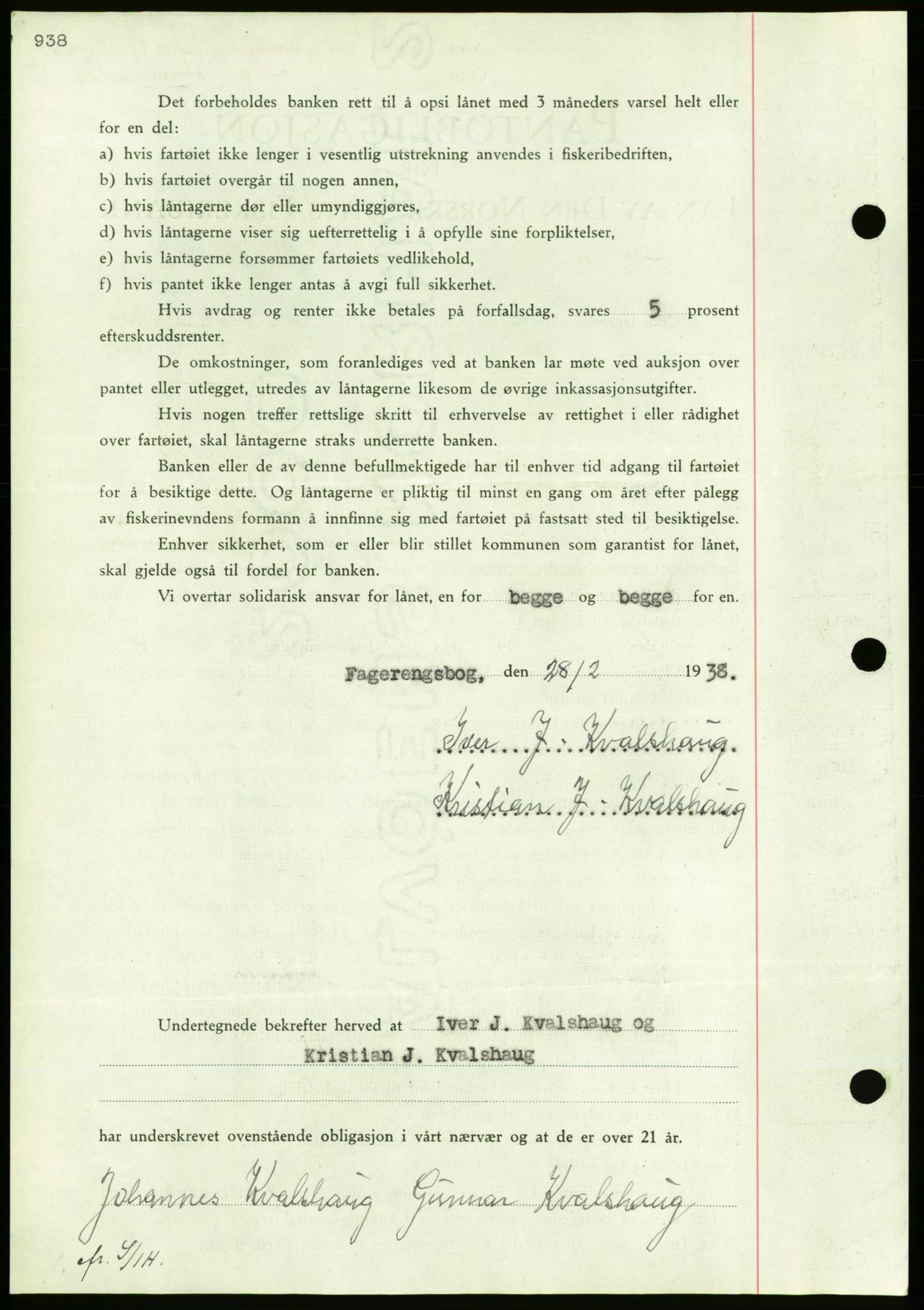 Nordmøre sorenskriveri, AV/SAT-A-4132/1/2/2Ca/L0092: Pantebok nr. B82, 1937-1938, Dagboknr: 644/1938