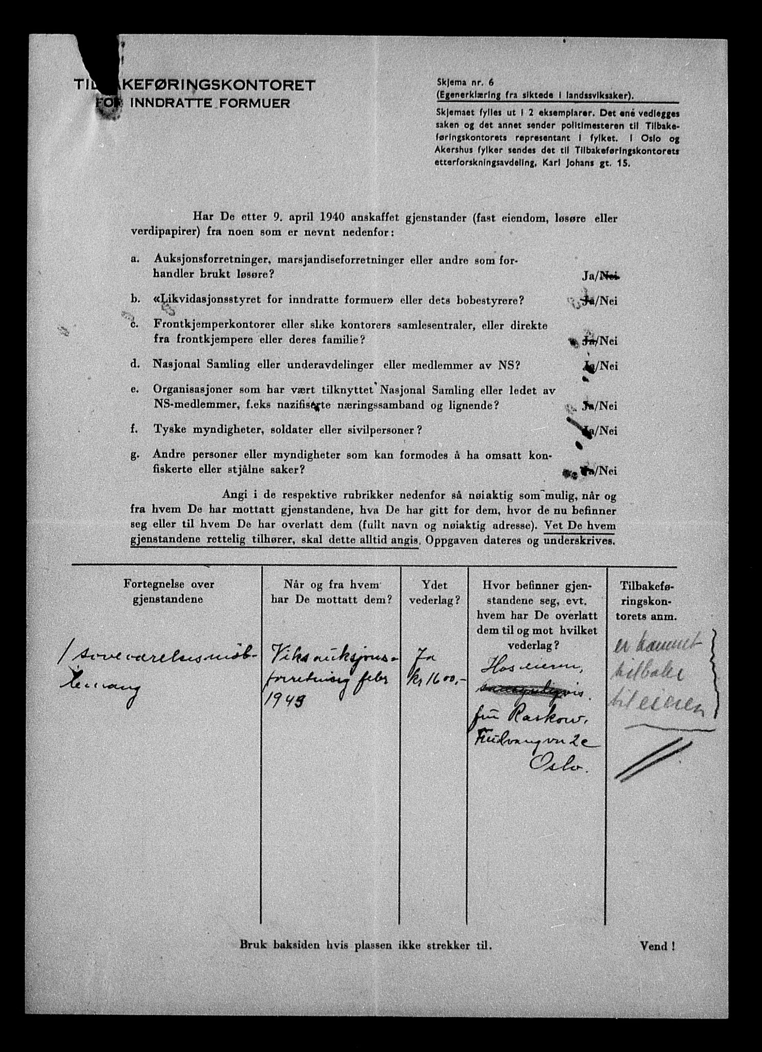 Justisdepartementet, Tilbakeføringskontoret for inndratte formuer, RA/S-1564/H/Hc/Hcc/L0972: --, 1945-1947, s. 174