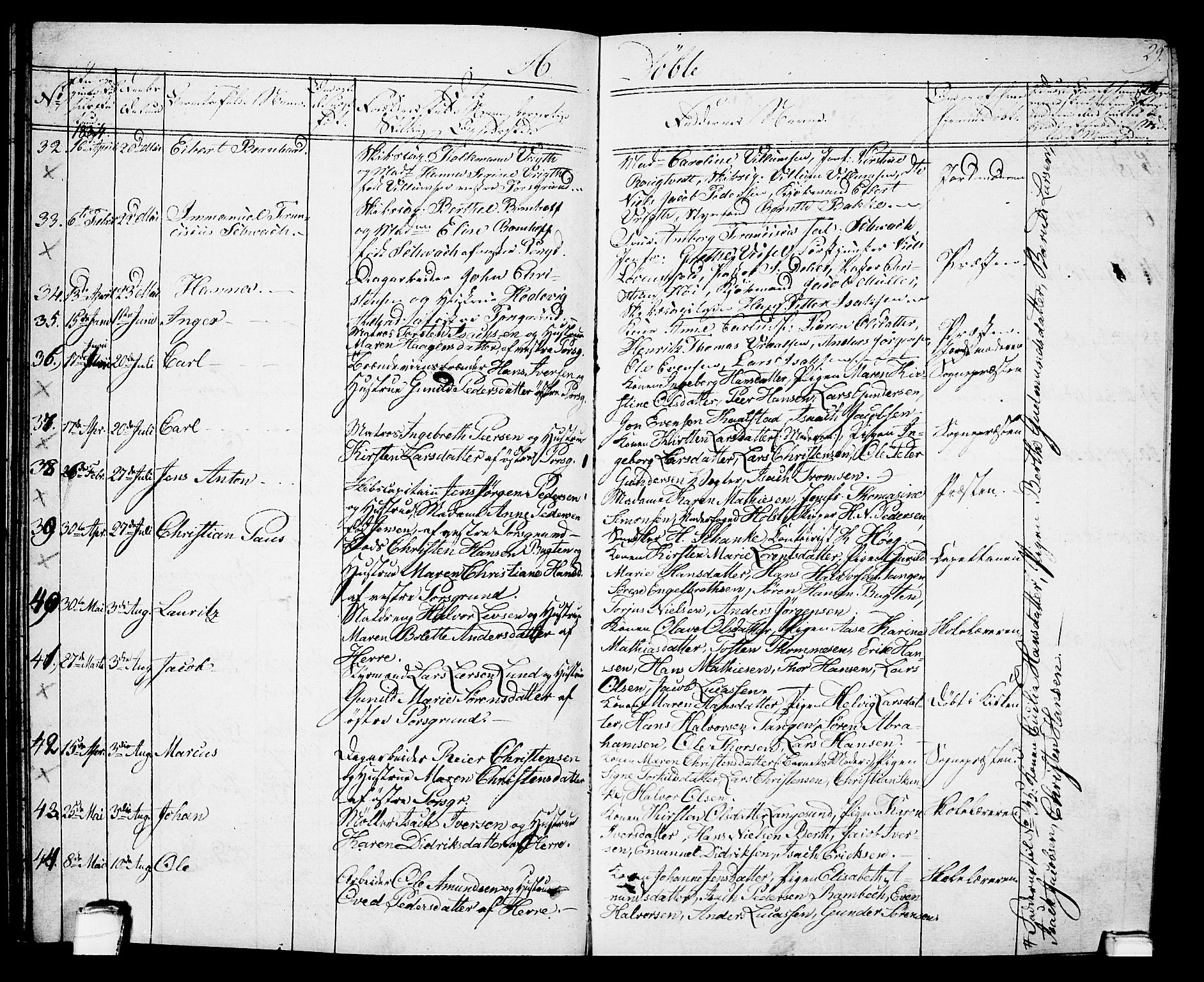 Porsgrunn kirkebøker , AV/SAKO-A-104/G/Gb/L0002: Klokkerbok nr. II 2, 1828-1841, s. 29
