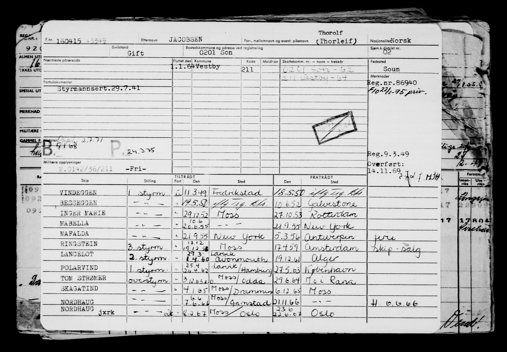 Direktoratet for sjømenn, AV/RA-S-3545/G/Gb/L0129: Hovedkort, 1915, s. 122