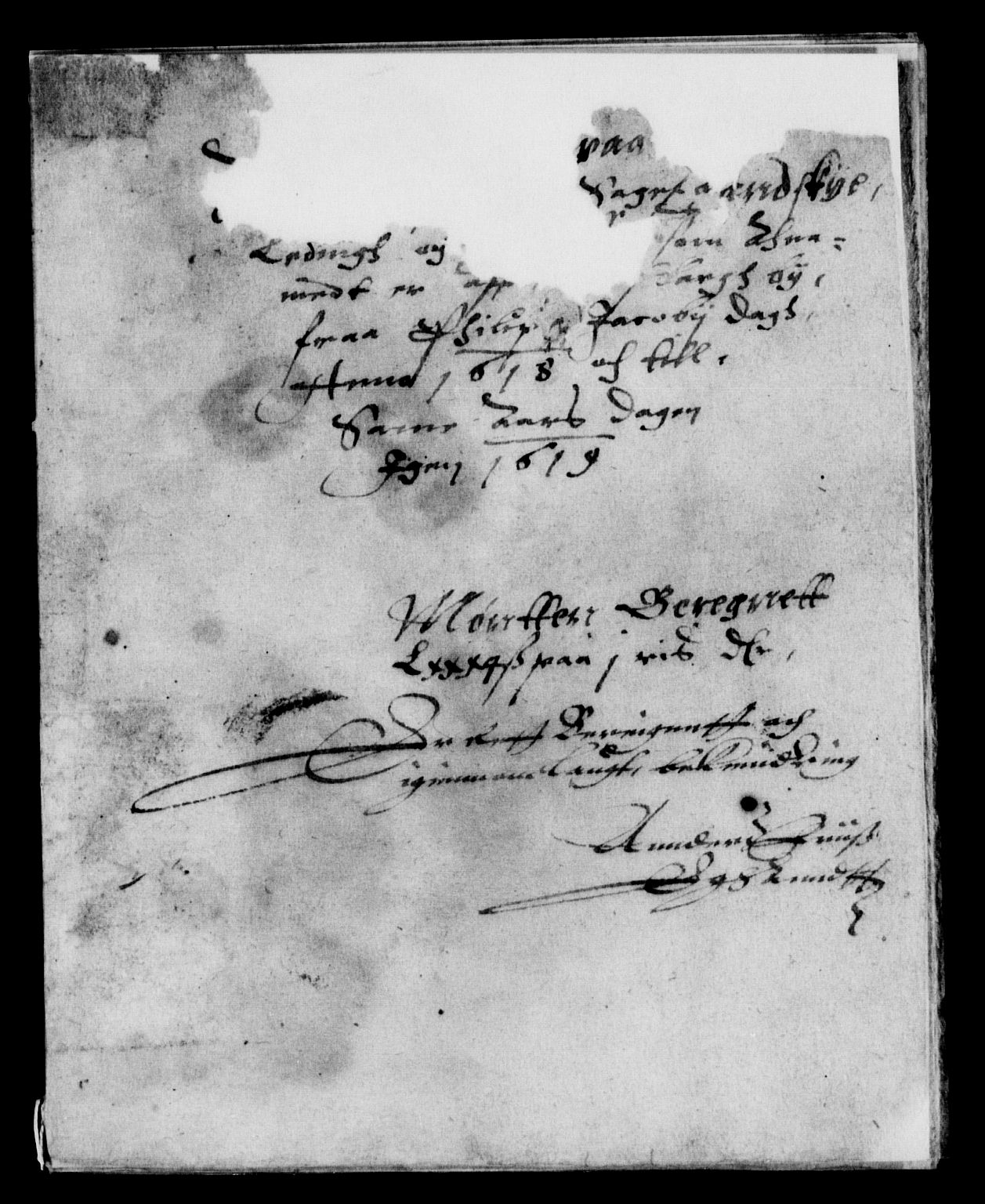 Rentekammeret inntil 1814, Reviderte regnskaper, Lensregnskaper, AV/RA-EA-5023/R/Rb/Rbo/L0005: Tønsberg len, 1618-1621