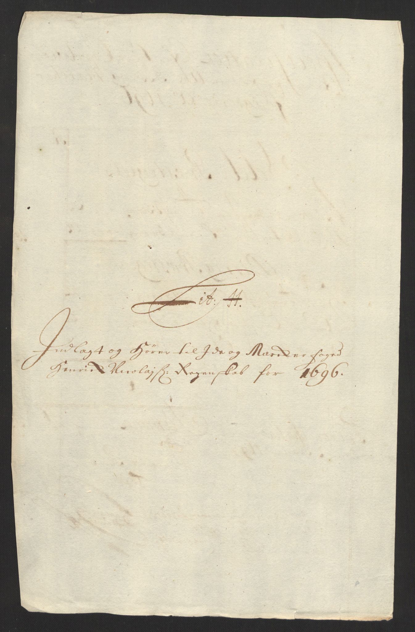 Rentekammeret inntil 1814, Reviderte regnskaper, Fogderegnskap, RA/EA-4092/R01/L0013: Fogderegnskap Idd og Marker, 1696-1698, s. 135