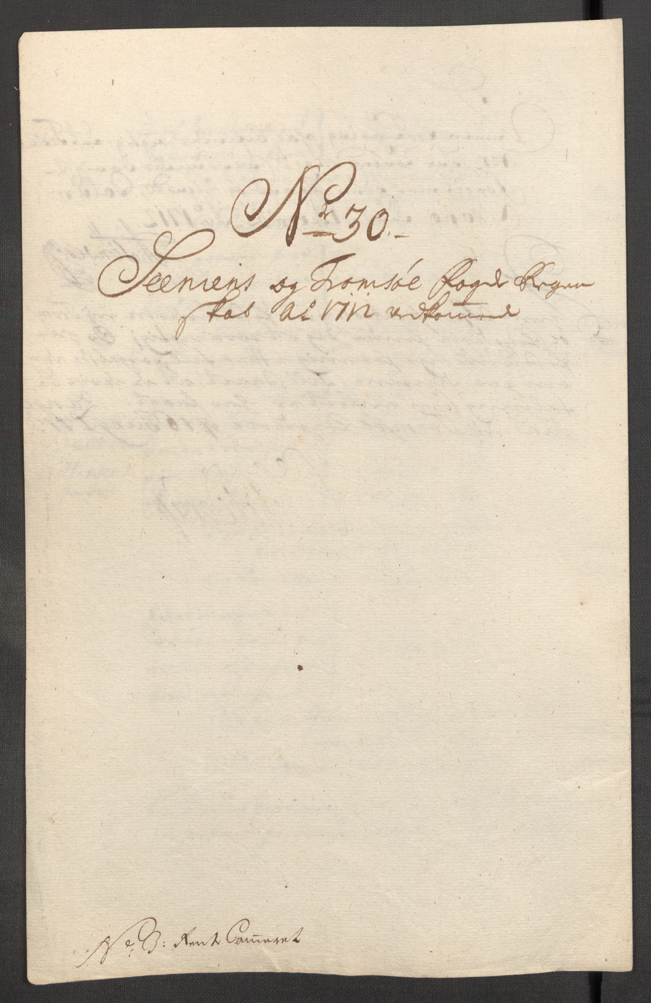 Rentekammeret inntil 1814, Reviderte regnskaper, Fogderegnskap, RA/EA-4092/R68/L4758: Fogderegnskap Senja og Troms, 1711-1712, s. 432