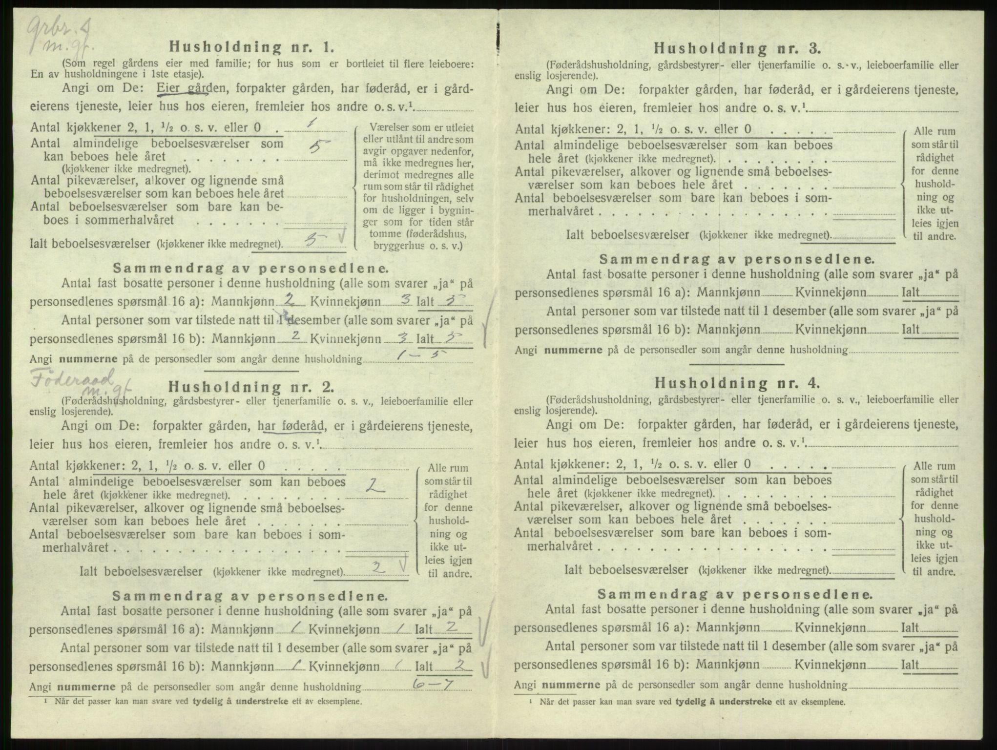 SAB, Folketelling 1920 for 1415 Lavik herred, 1920, s. 92