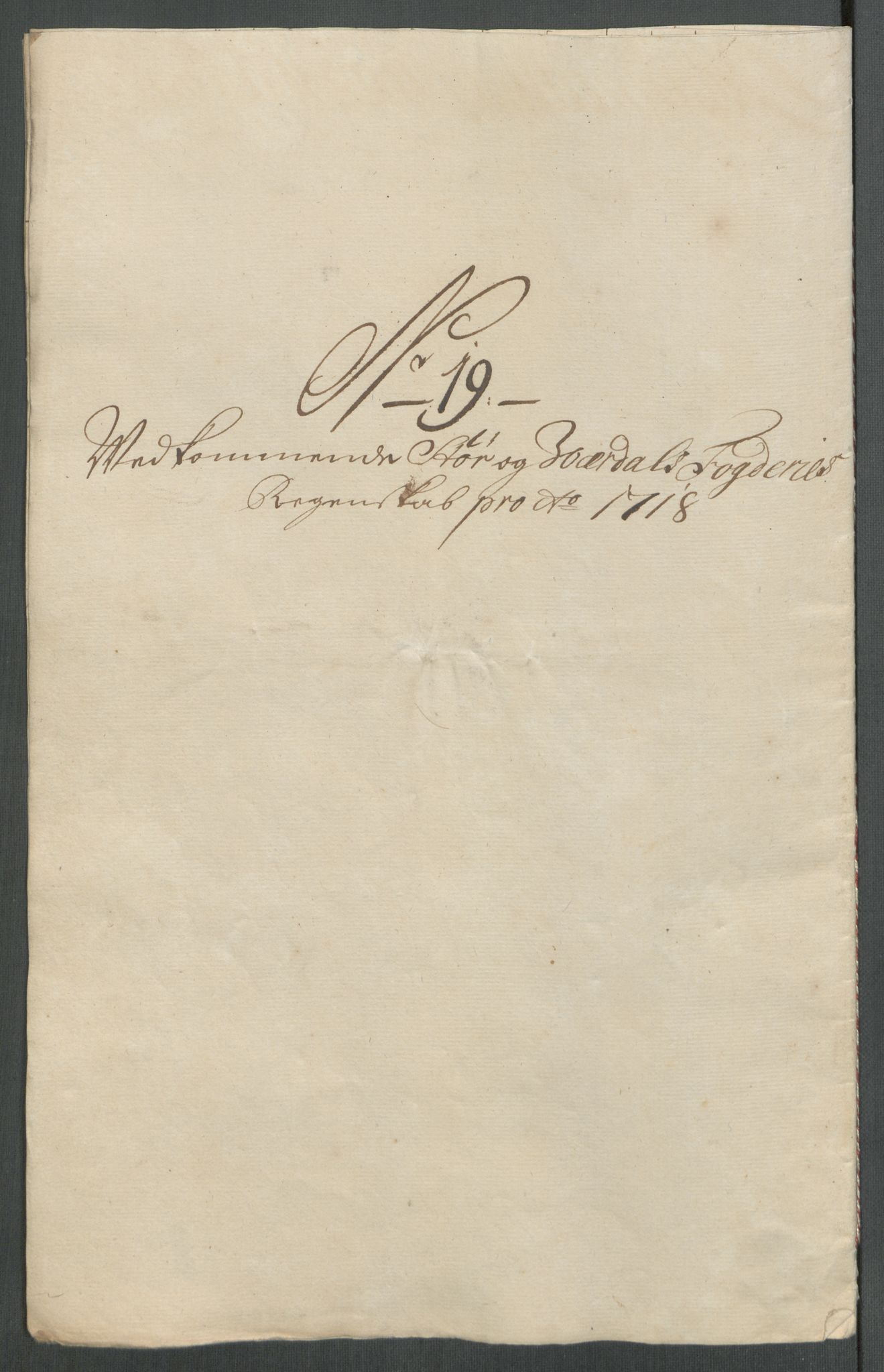 Rentekammeret inntil 1814, Reviderte regnskaper, Fogderegnskap, AV/RA-EA-4092/R62/L4208: Fogderegnskap Stjørdal og Verdal, 1718, s. 231