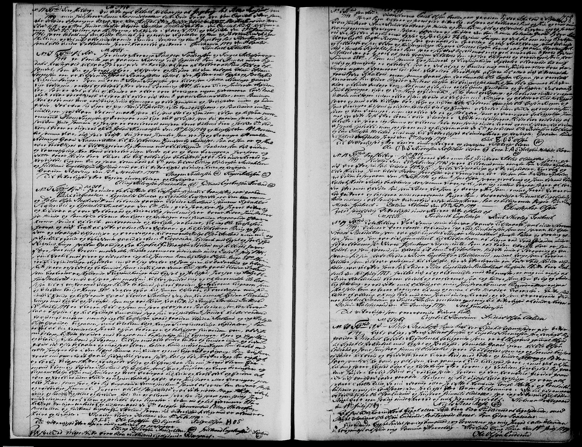 Eiker, Modum og Sigdal sorenskriveri, SAKO/A-123/G/Ga/Gaa/L0002c: Pantebok nr. I 2c, 1749-1752, s. 258