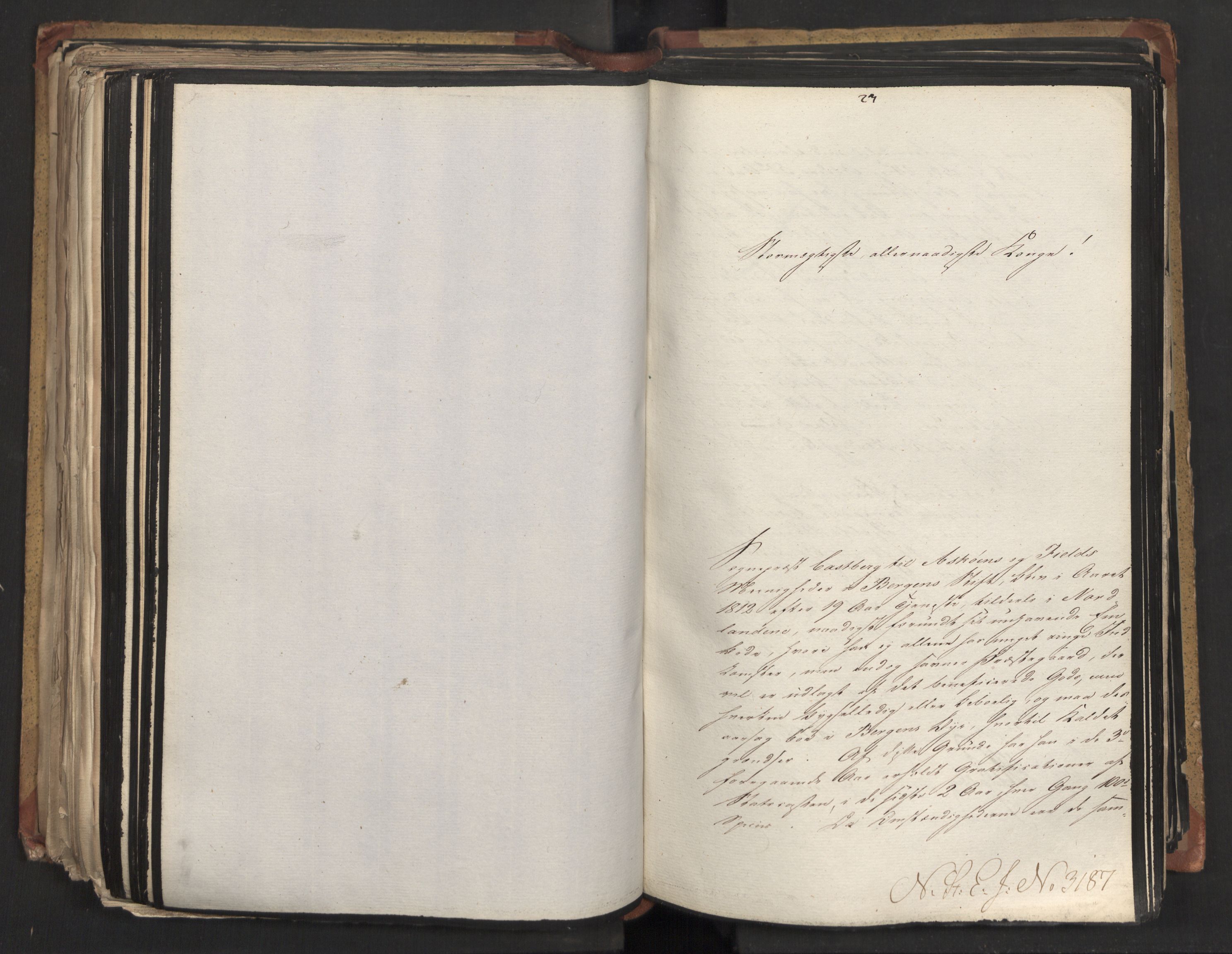 Statsrådsavdelingen i Stockholm, AV/RA-S-1003/D/Da/L0015: Regjeringsinnstillinger nr. 3058-3300, 1818, s. 326