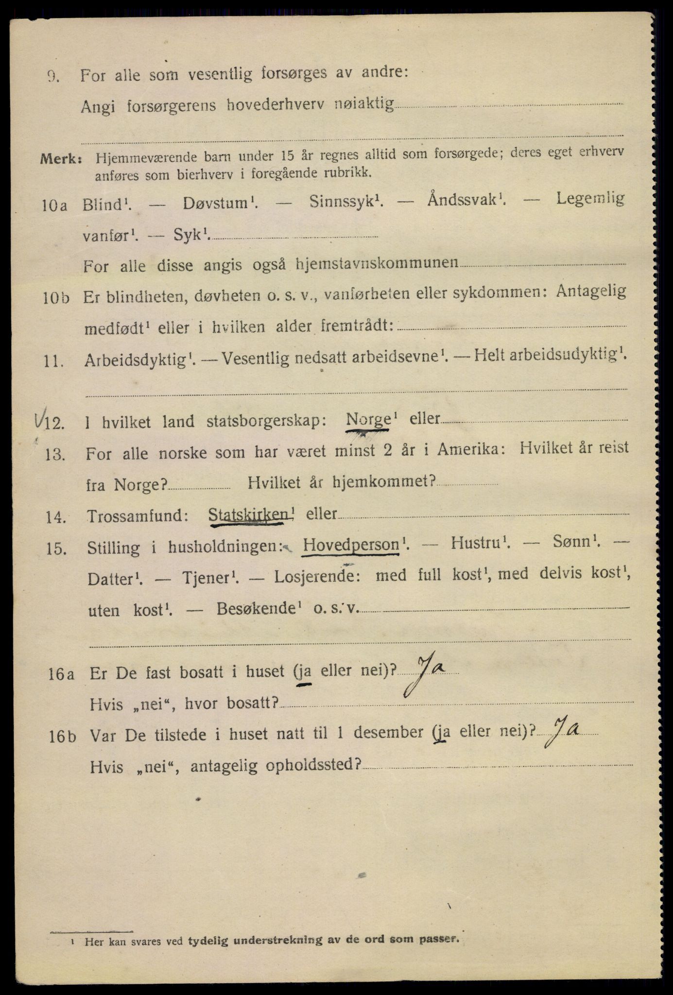 SAO, Folketelling 1920 for 0301 Kristiania kjøpstad, 1920, s. 307504