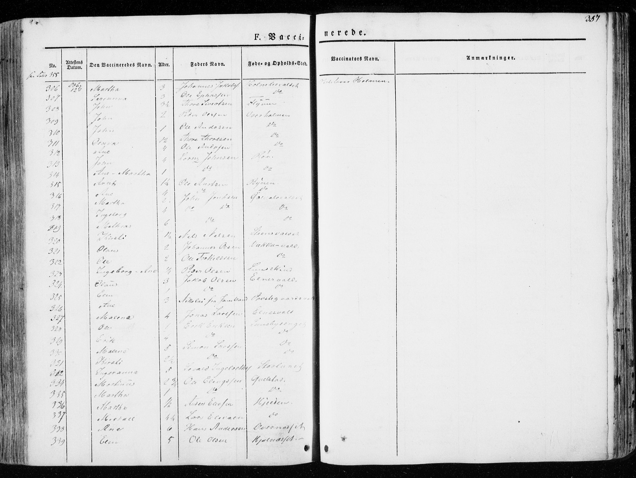 Ministerialprotokoller, klokkerbøker og fødselsregistre - Nord-Trøndelag, SAT/A-1458/723/L0239: Ministerialbok nr. 723A08, 1841-1851, s. 357