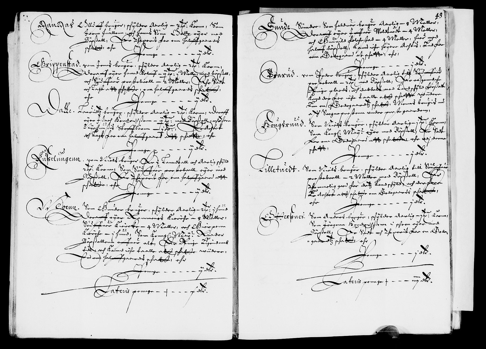 Rentekammeret inntil 1814, Reviderte regnskaper, Lensregnskaper, RA/EA-5023/R/Rb/Rbp/L0039: Bratsberg len, 1652-1654