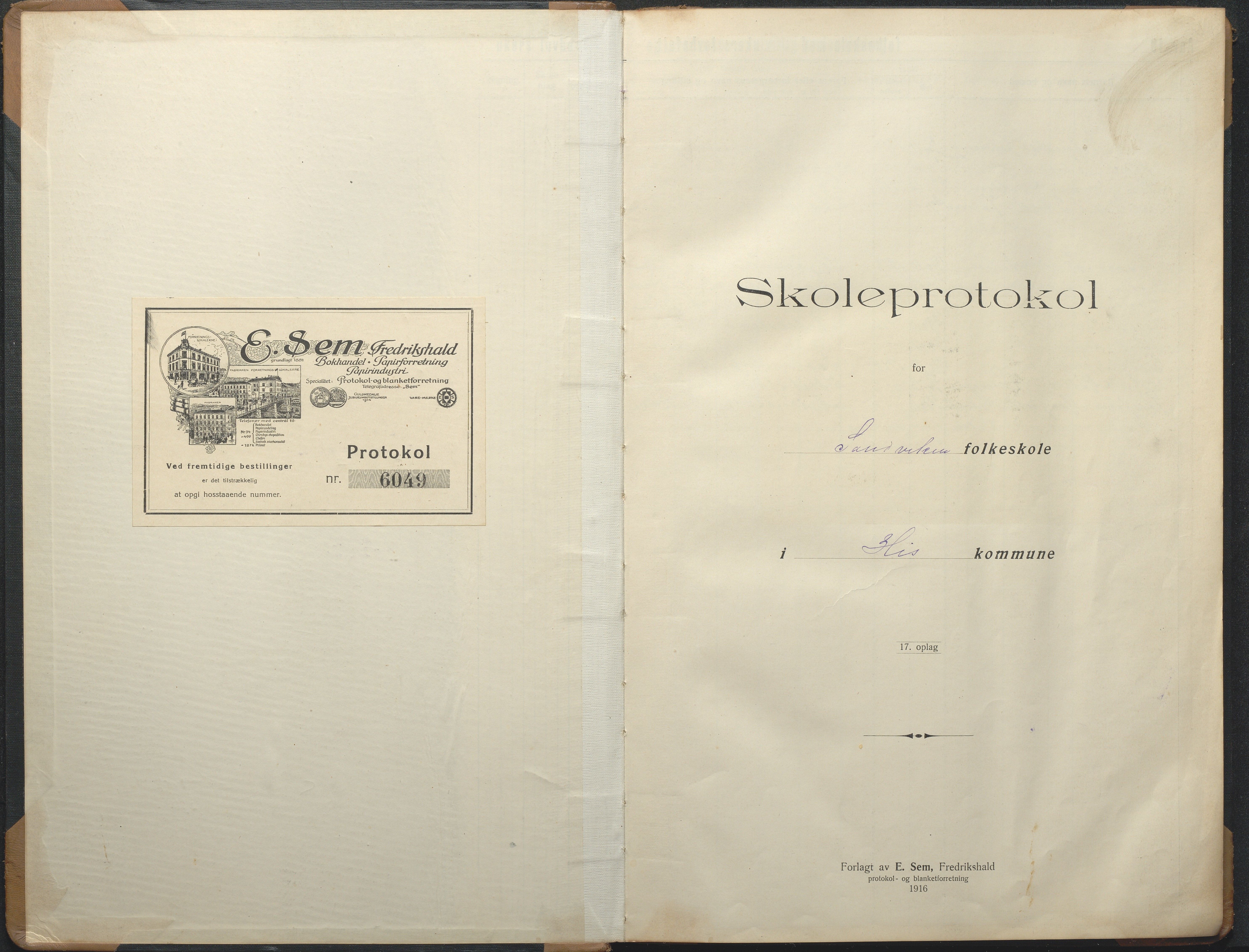 Hisøy kommune frem til 1991, AAKS/KA0922-PK/32/L0019: Skoleprotokoll, 1919-1950