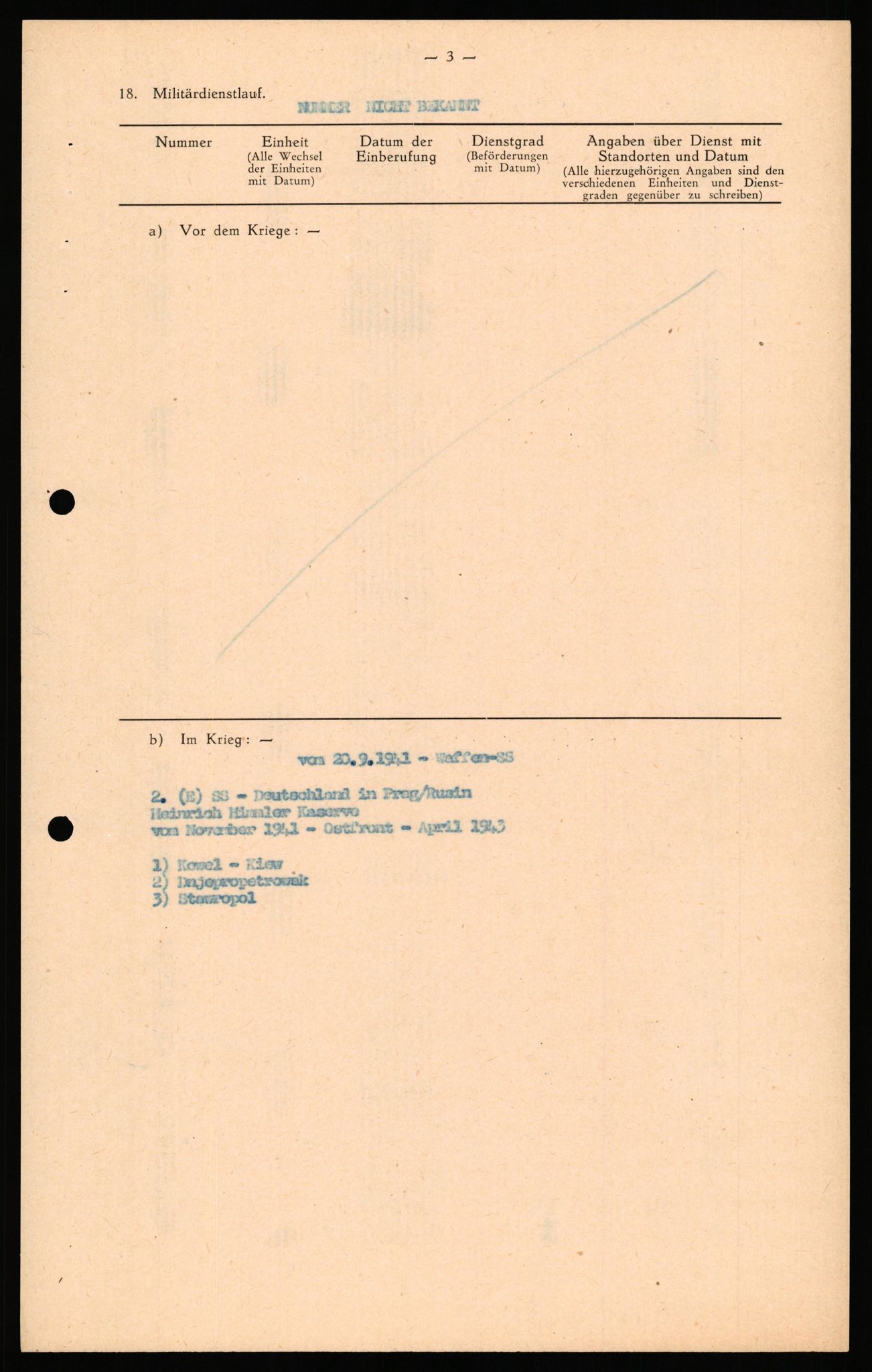 Forsvaret, Forsvarets overkommando II, AV/RA-RAFA-3915/D/Db/L0039: CI Questionaires. Tyske okkupasjonsstyrker i Norge. Østerrikere., 1945-1946, s. 13