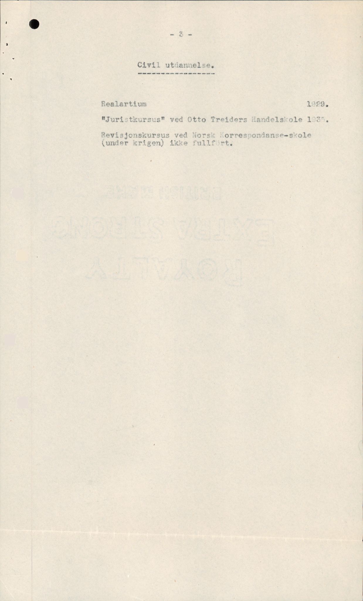 Forsvaret, Forsvarets overkommando/Luftforsvarsstaben, RA/RAFA-4079/P/Pa/L0028: Personellpapirer, 1911, s. 91