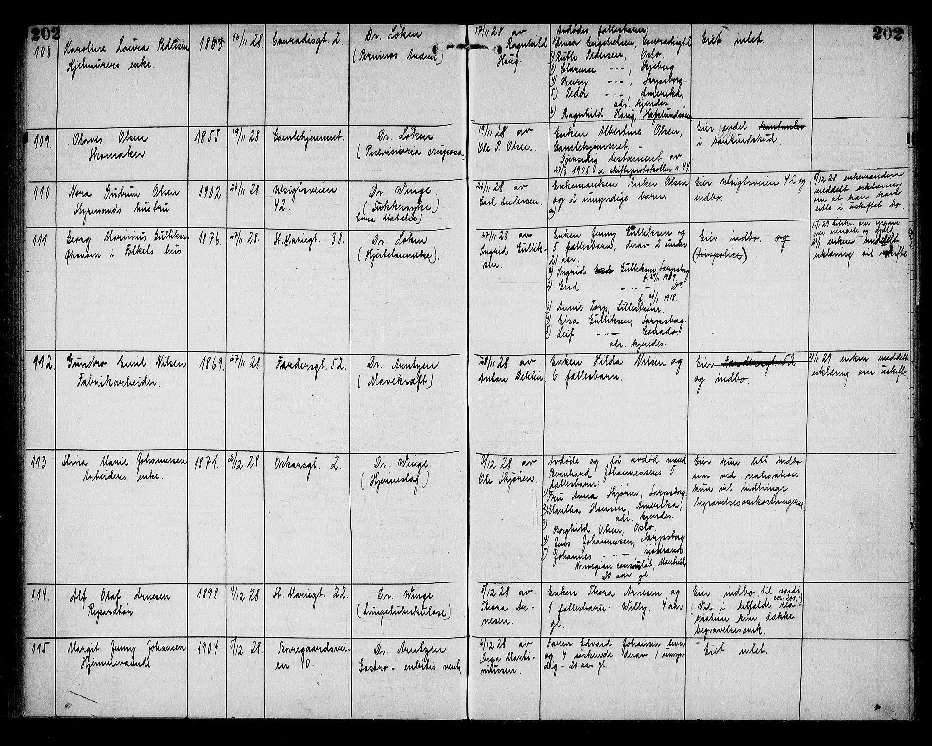Sarpsborg byfogd, AV/SAO-A-10864/H/Ha/Haa/L0003: Dødsfallsprotokoll, 1915-1930, s. 202