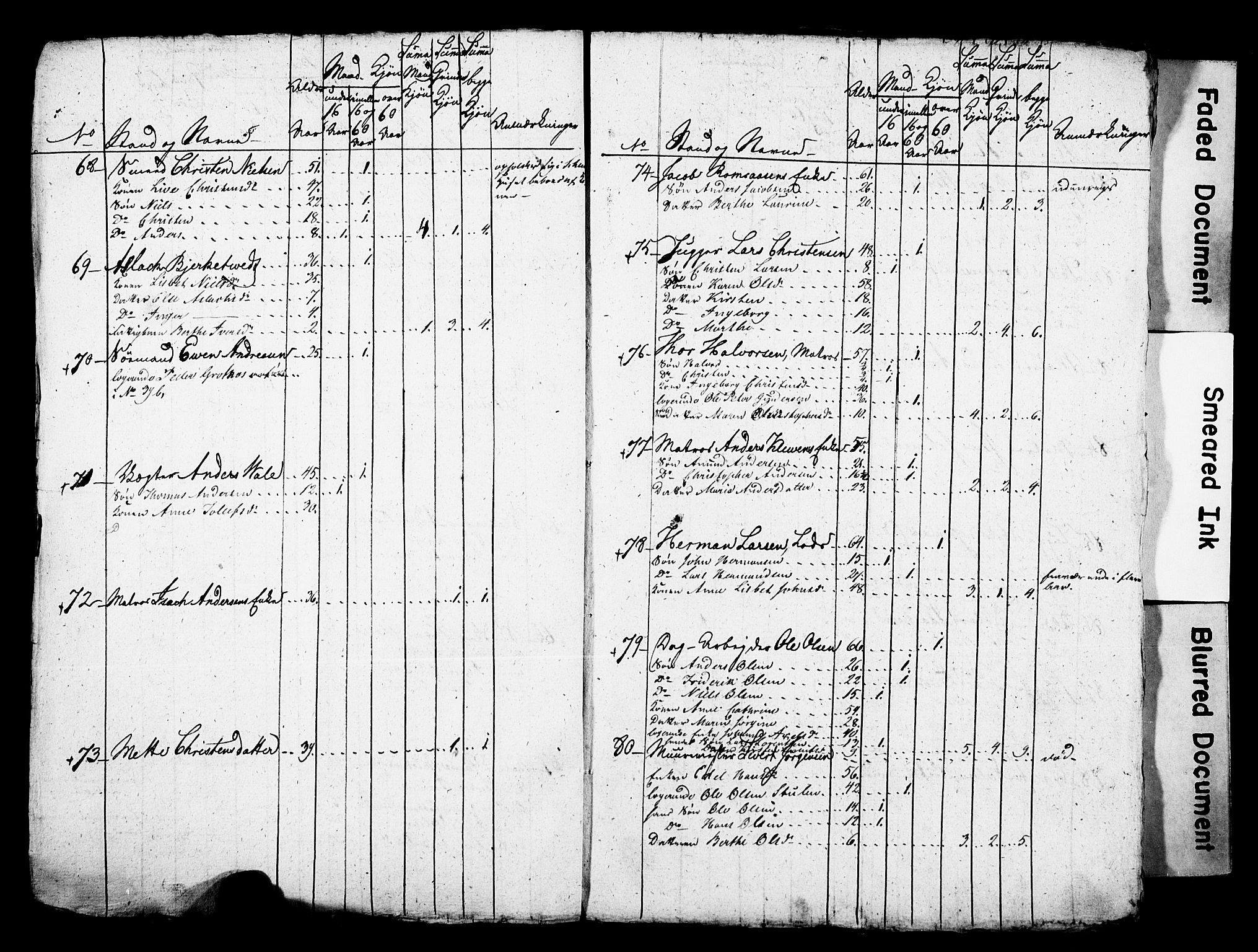 LOK, Folketelling 1815 for 0805P Porsgrunn prestegjeld, 1815, s. 8