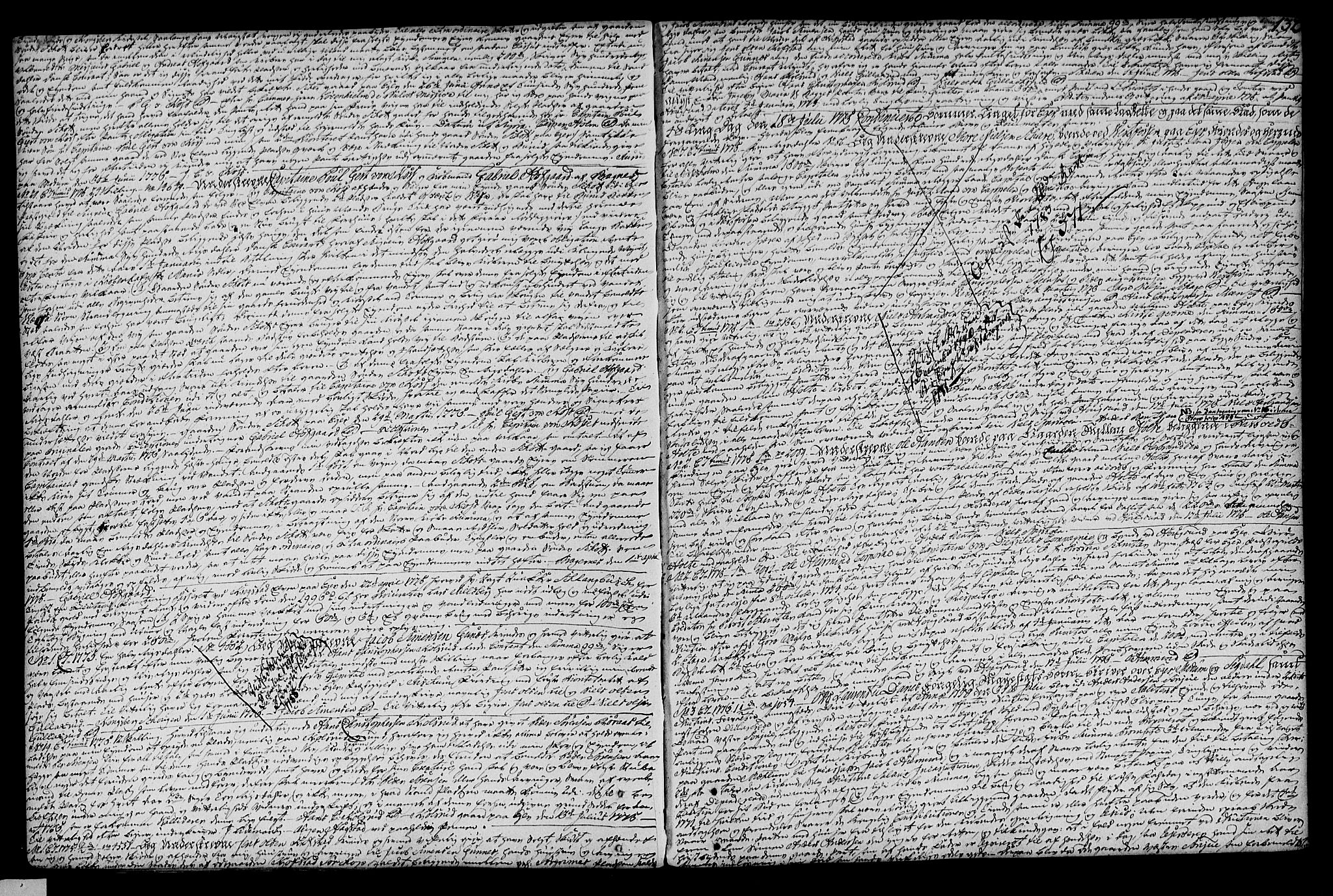 Eiker, Modum og Sigdal sorenskriveri, SAKO/A-123/G/Ga/Gaa/L0004a: Pantebok nr. I 4a, 1770-1779, s. 132