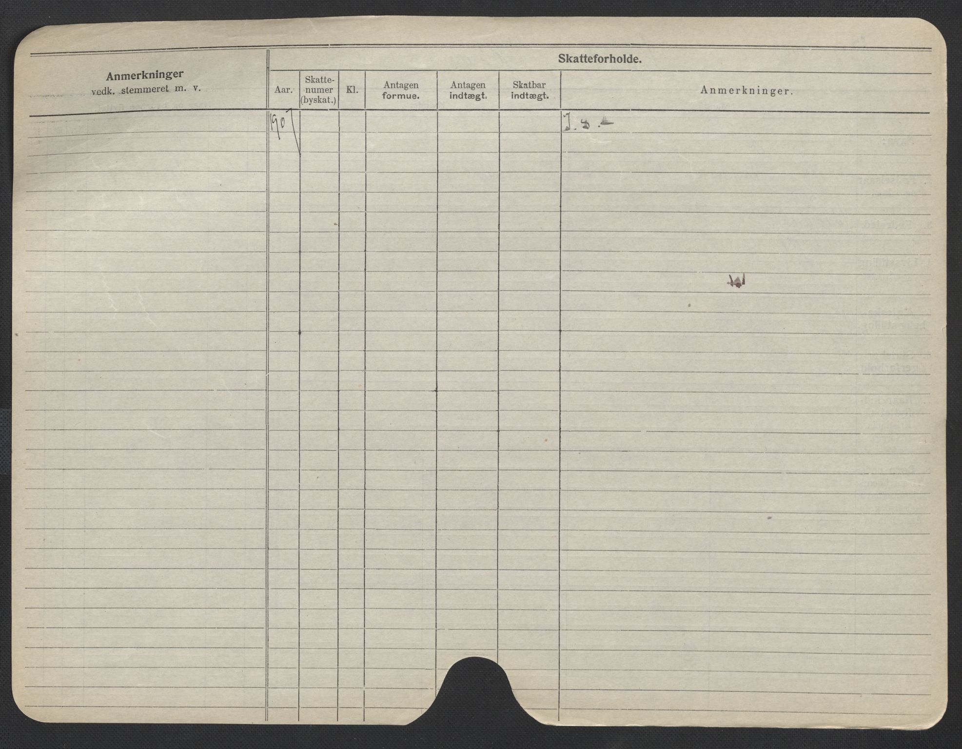 Oslo folkeregister, Registerkort, SAO/A-11715/F/Fa/Fac/L0011: Menn, 1906-1914, s. 551b