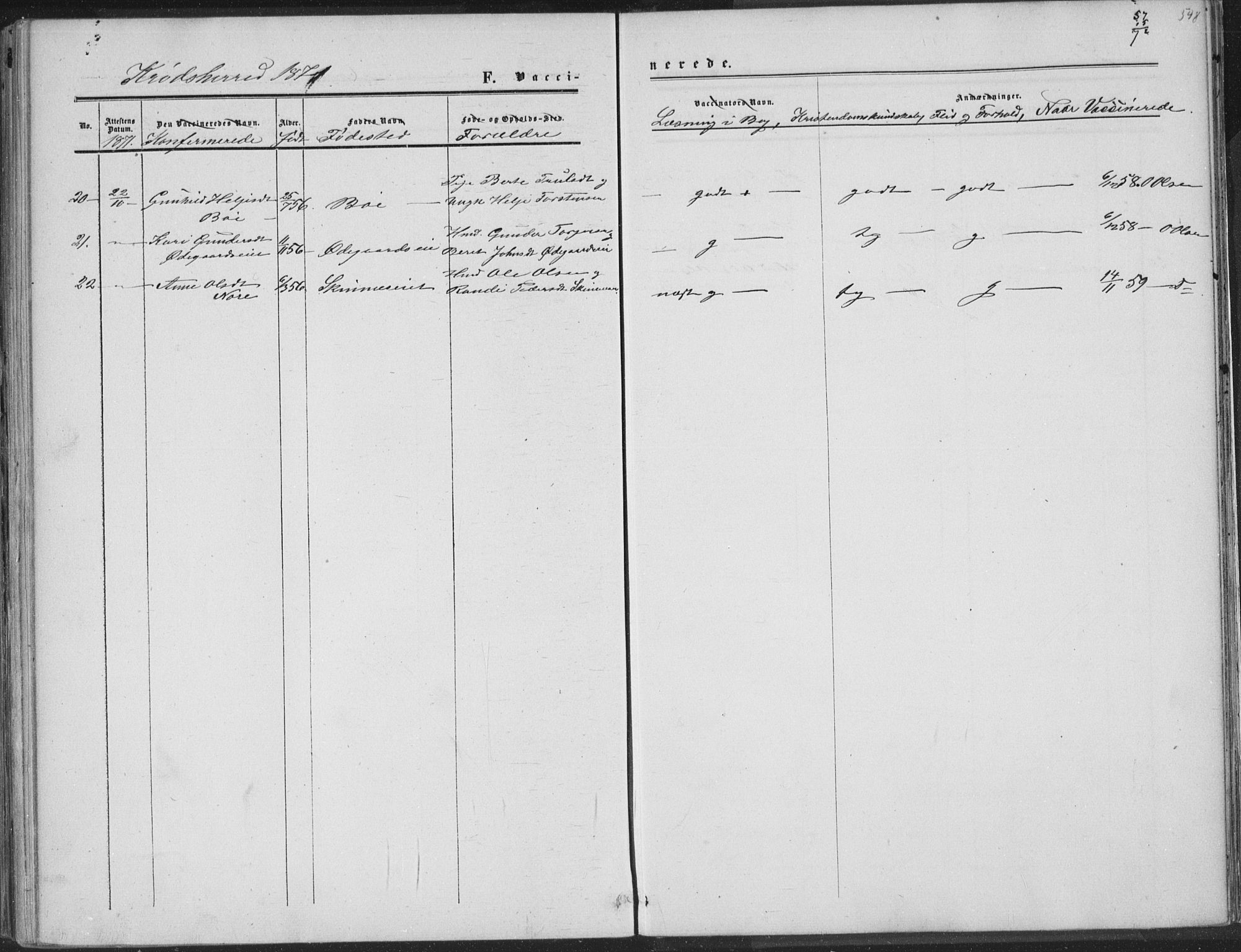 Sigdal kirkebøker, AV/SAKO-A-245/F/Fa/L0009b: Ministerialbok nr. I 9B, 1860-1871, s. 548