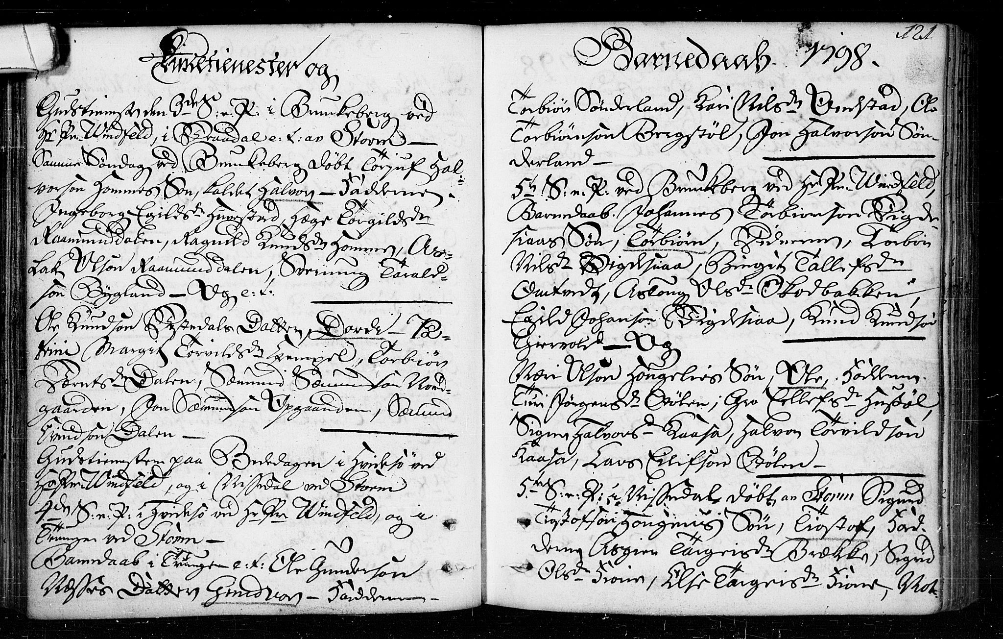 Kviteseid kirkebøker, SAKO/A-276/F/Fa/L0003: Ministerialbok nr. I 3, 1787-1799, s. 121
