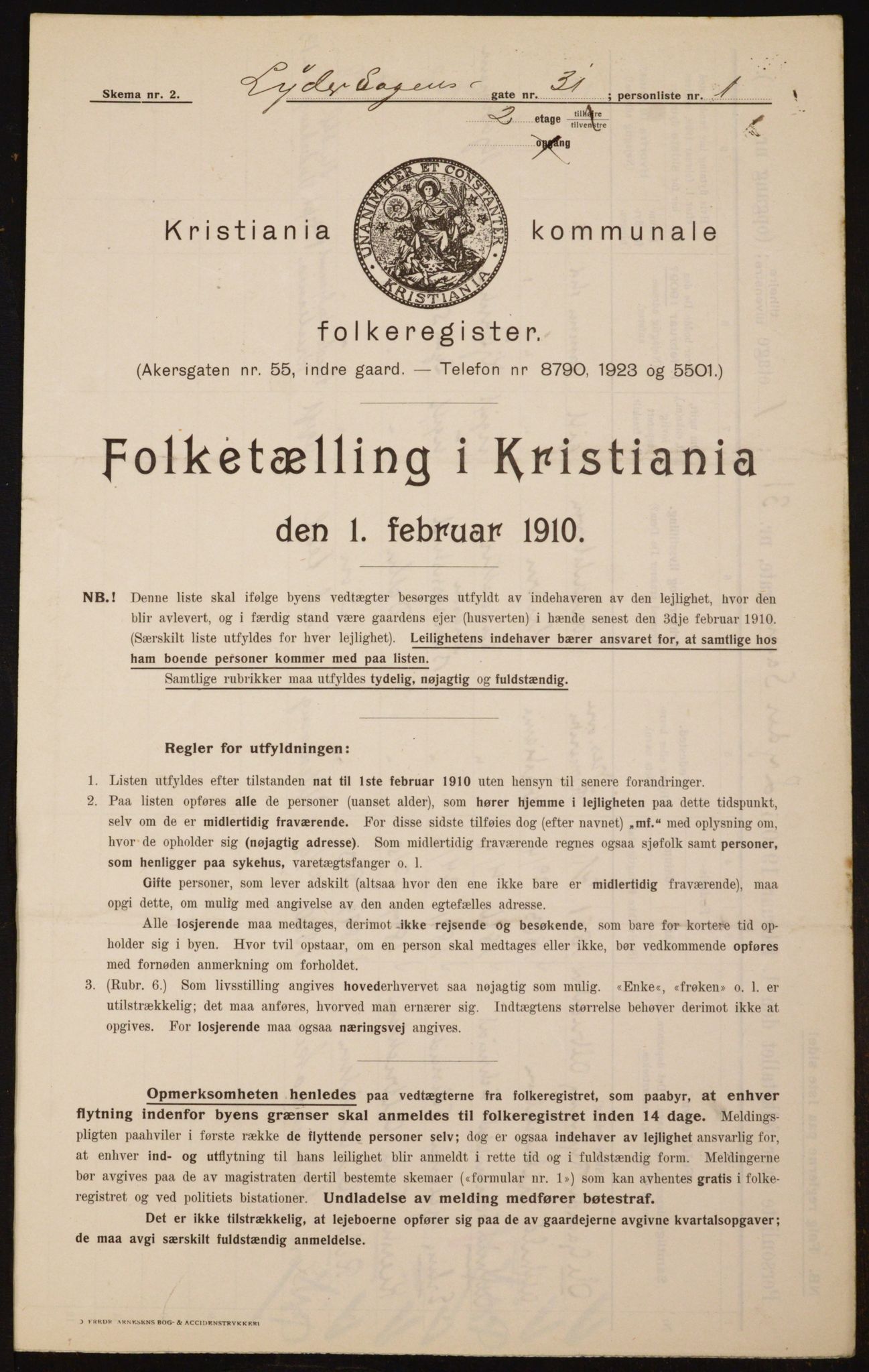 OBA, Kommunal folketelling 1.2.1910 for Kristiania, 1910, s. 56539