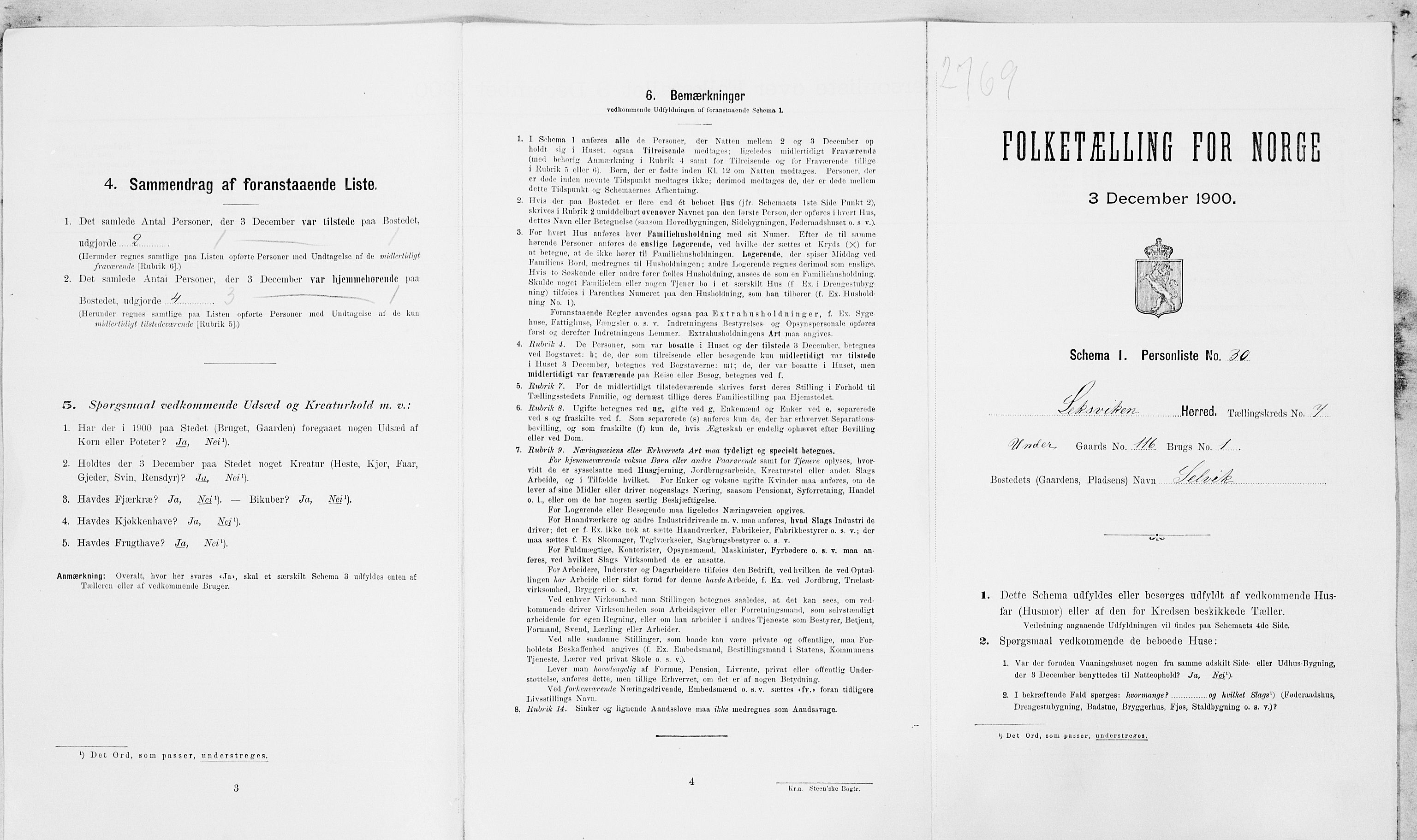 SAT, Folketelling 1900 for 1718 Leksvik herred, 1900, s. 887