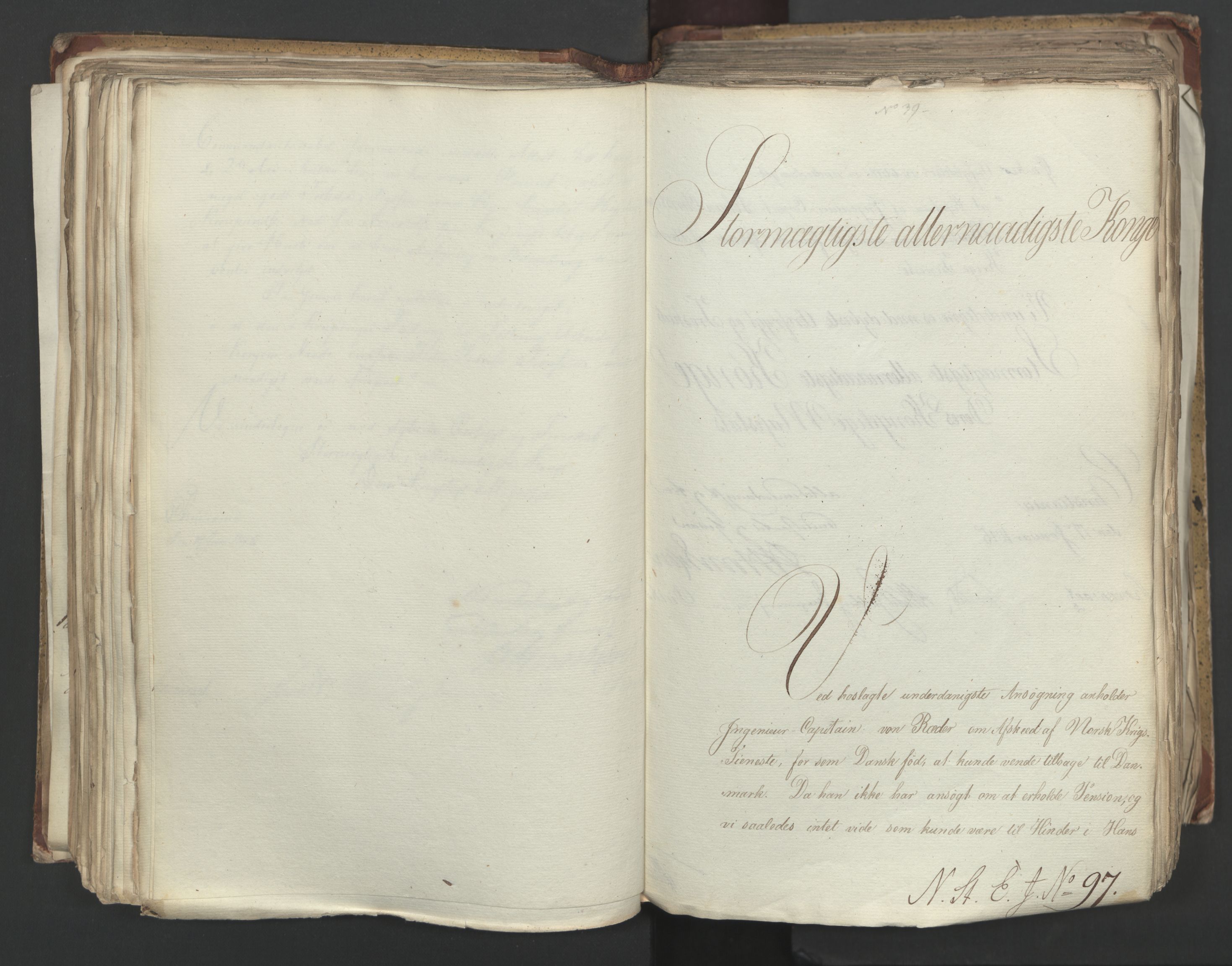 Statsrådsavdelingen i Stockholm, AV/RA-S-1003/D/Da/L0001: Regjeringsinnstillinger nr. 1-262, 1814-1815, s. 205