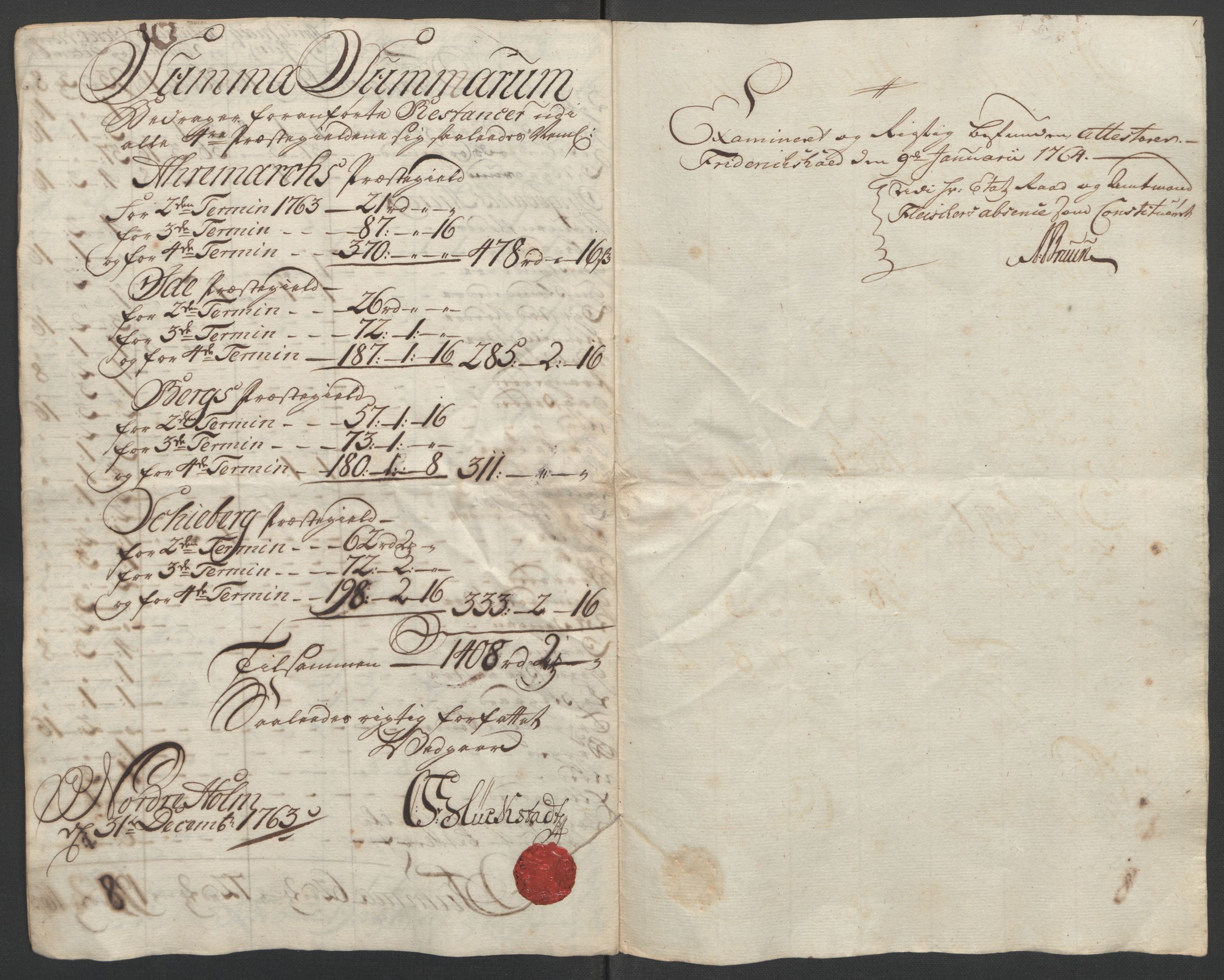 Rentekammeret inntil 1814, Reviderte regnskaper, Fogderegnskap, AV/RA-EA-4092/R01/L0097: Ekstraskatten Idd og Marker, 1756-1767, s. 150