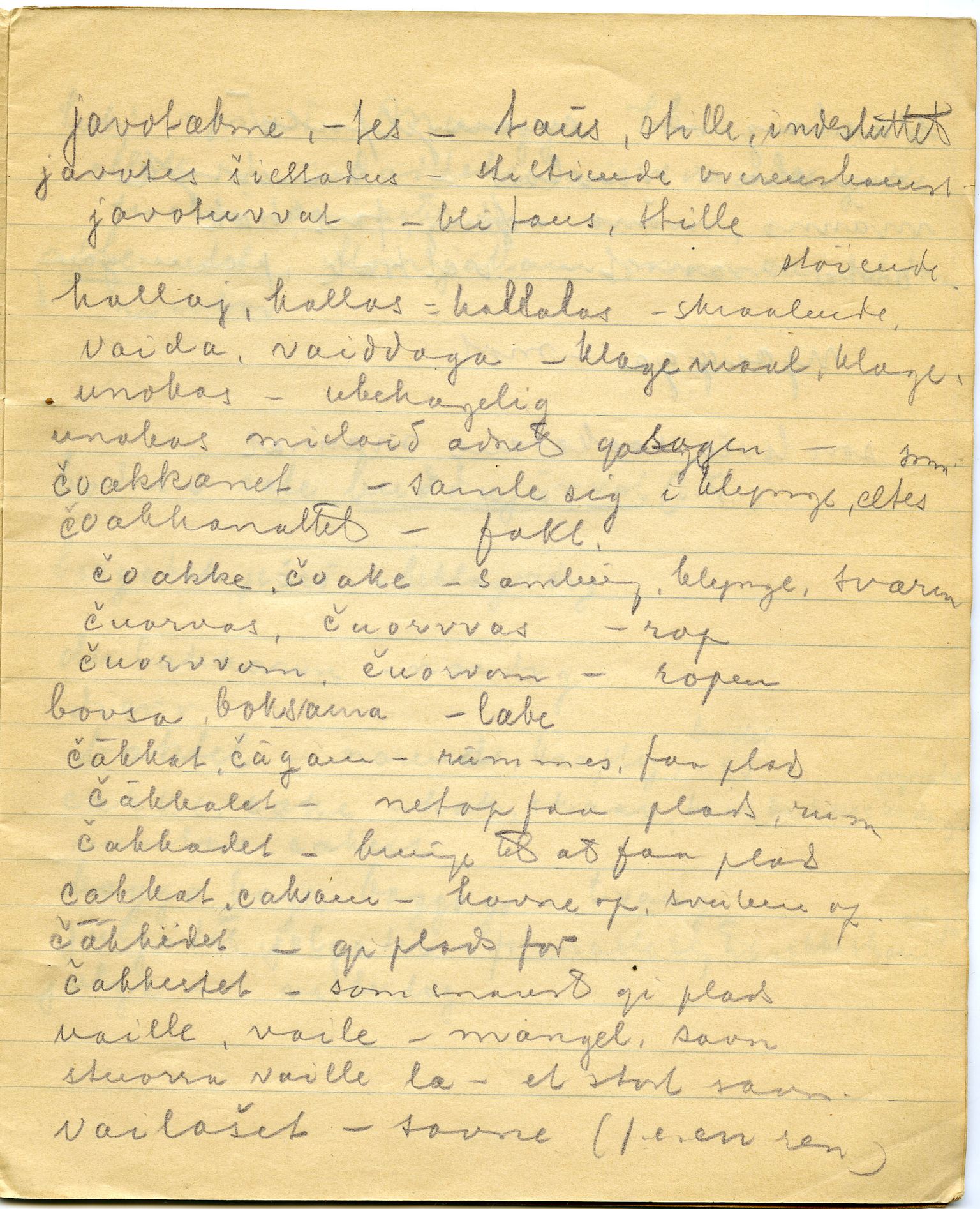 Johan Beronkas testamentariske gave, FMFB/A-1098/G/L0023: Lappiske notatbøker (4 stykker), 1930, s. 32