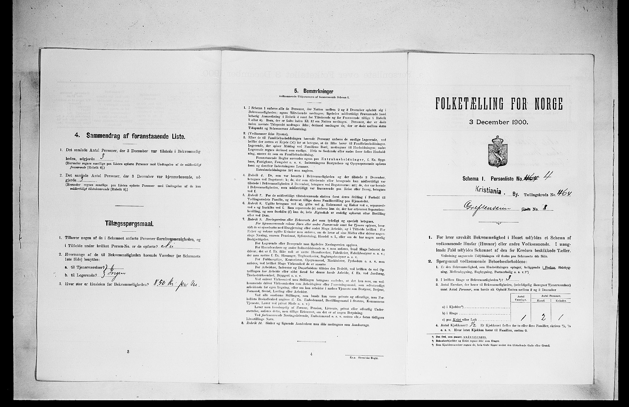 SAO, Folketelling 1900 for 0301 Kristiania kjøpstad, 1900, s. 27807