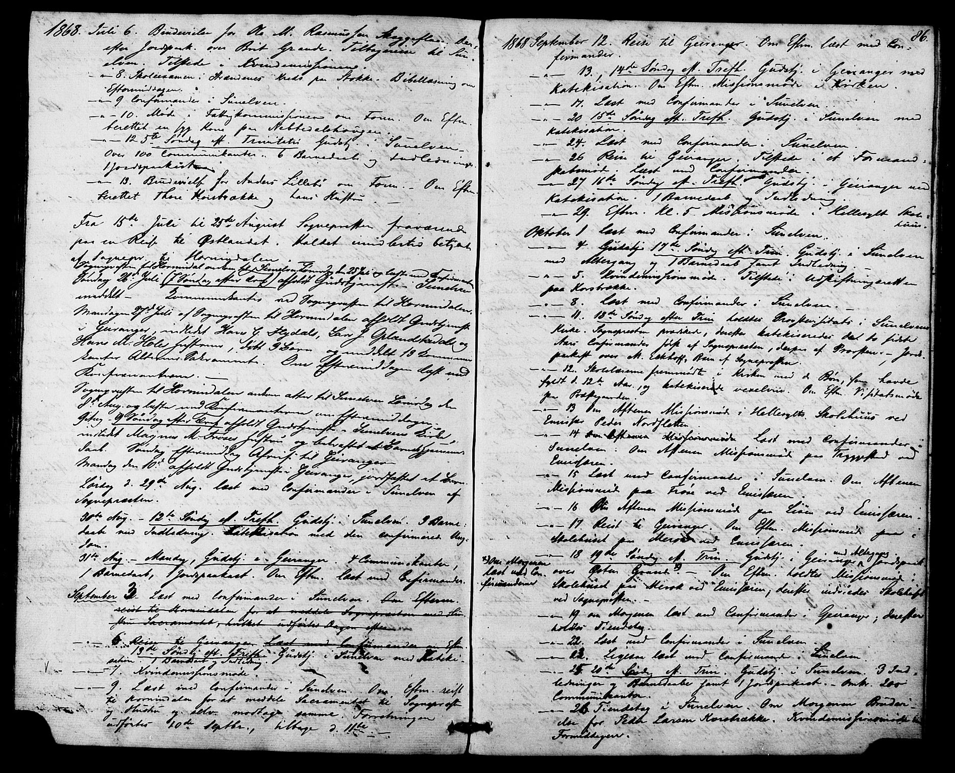 Ministerialprotokoller, klokkerbøker og fødselsregistre - Møre og Romsdal, AV/SAT-A-1454/517/L0225: Ministerialbok nr. 517A05, 1858-1871, s. 86