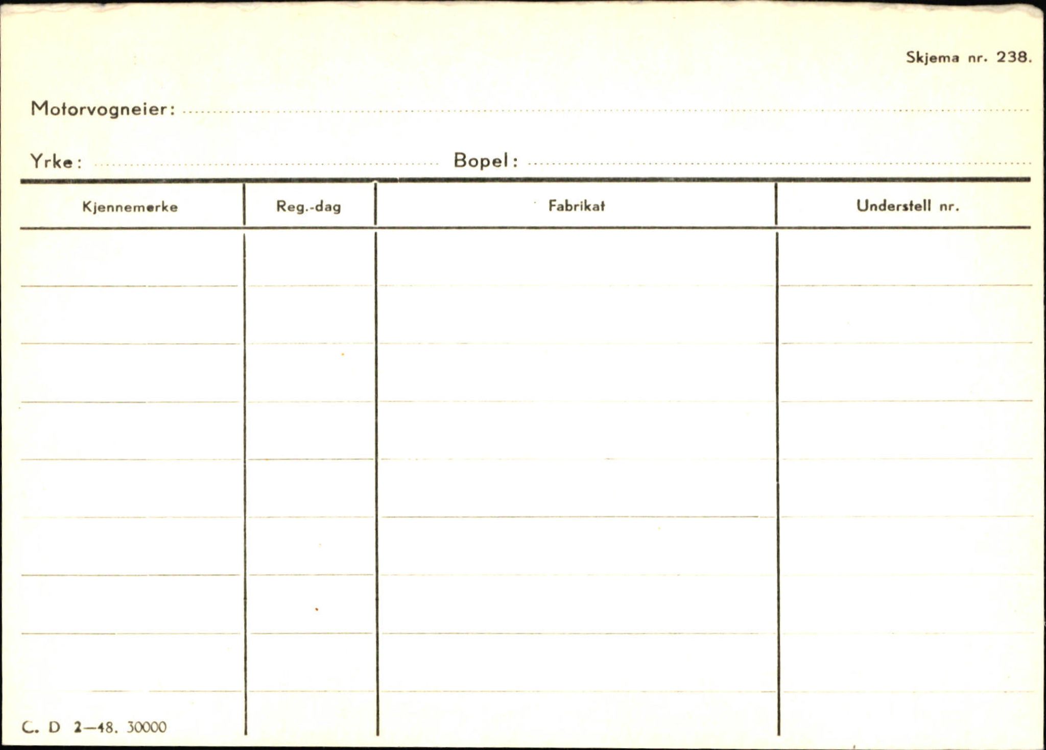 Statens vegvesen, Sogn og Fjordane vegkontor, AV/SAB-A-5301/4/F/L0131: Eigarregister Høyanger P-Å. Stryn S-Å, 1945-1975, s. 2037