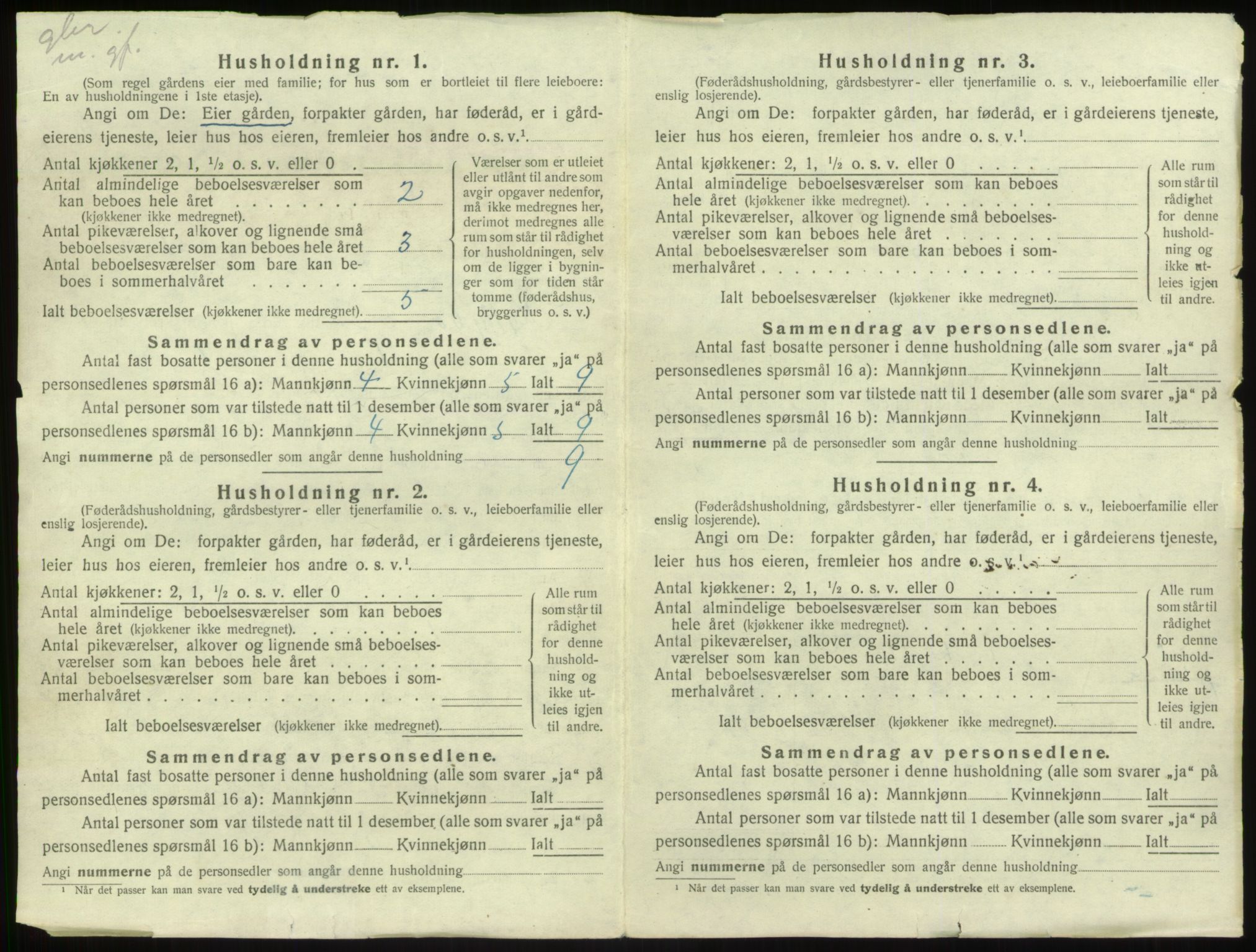 SAB, Folketelling 1920 for 1416 Kyrkjebø herred, 1920, s. 40