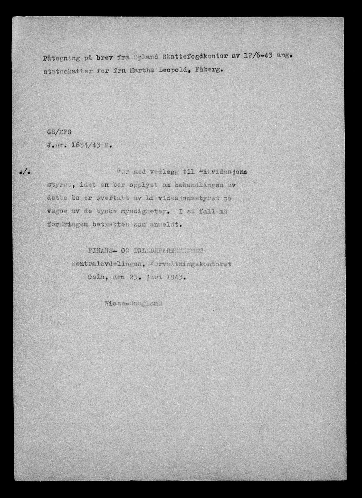 Justisdepartementet, Tilbakeføringskontoret for inndratte formuer, AV/RA-S-1564/H/Hc/Hcd/L1002: --, 1945-1947, s. 337