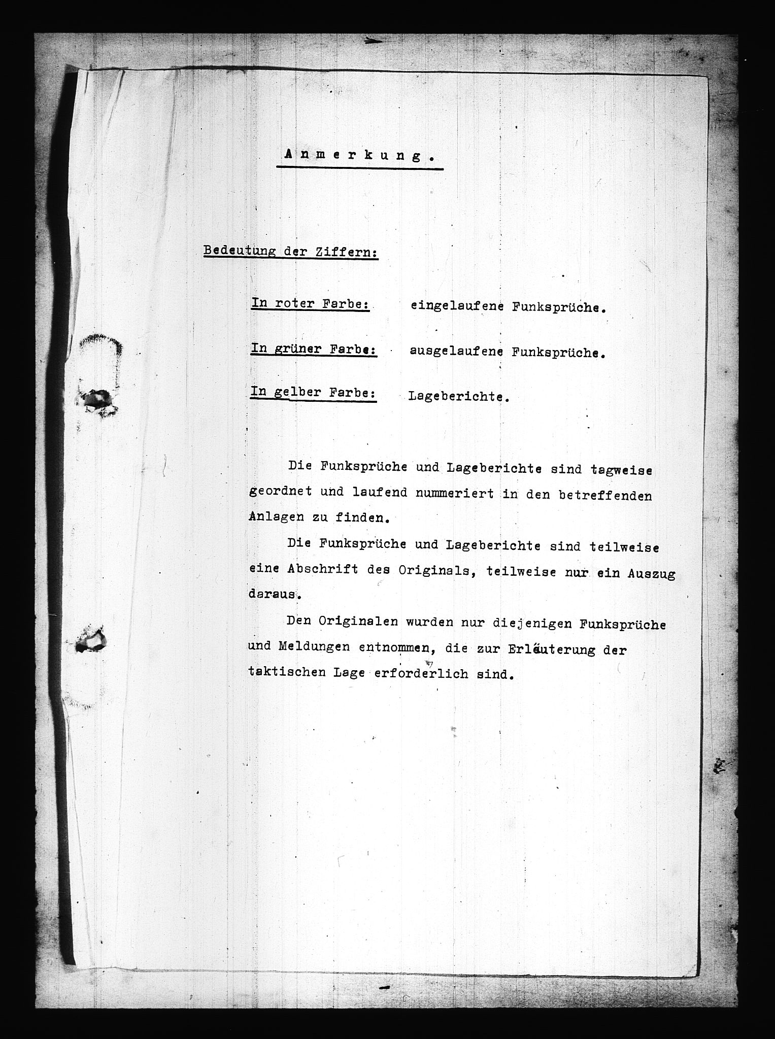 Documents Section, AV/RA-RAFA-2200/V/L0086: Amerikansk mikrofilm "Captured German Documents".
Box No. 725.  FKA jnr. 601/1954., 1940, s. 293