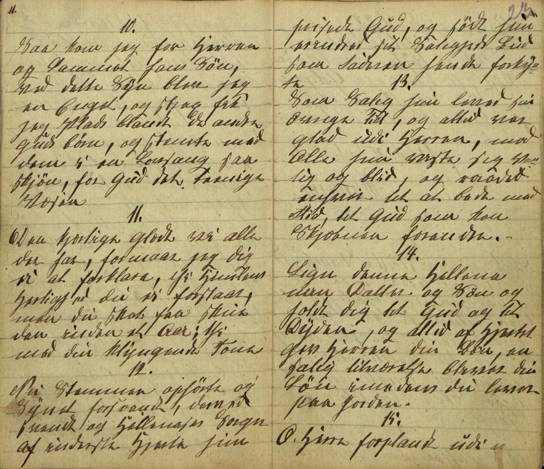 Rikard Berge, TEMU/TGM-A-1003/F/L0005/0018: 160-200 / 177 Handskriven visebok. Tilhører Aasheim af Sigjords Præstegjeld, 1870. Vise, 1870, s. 22-23